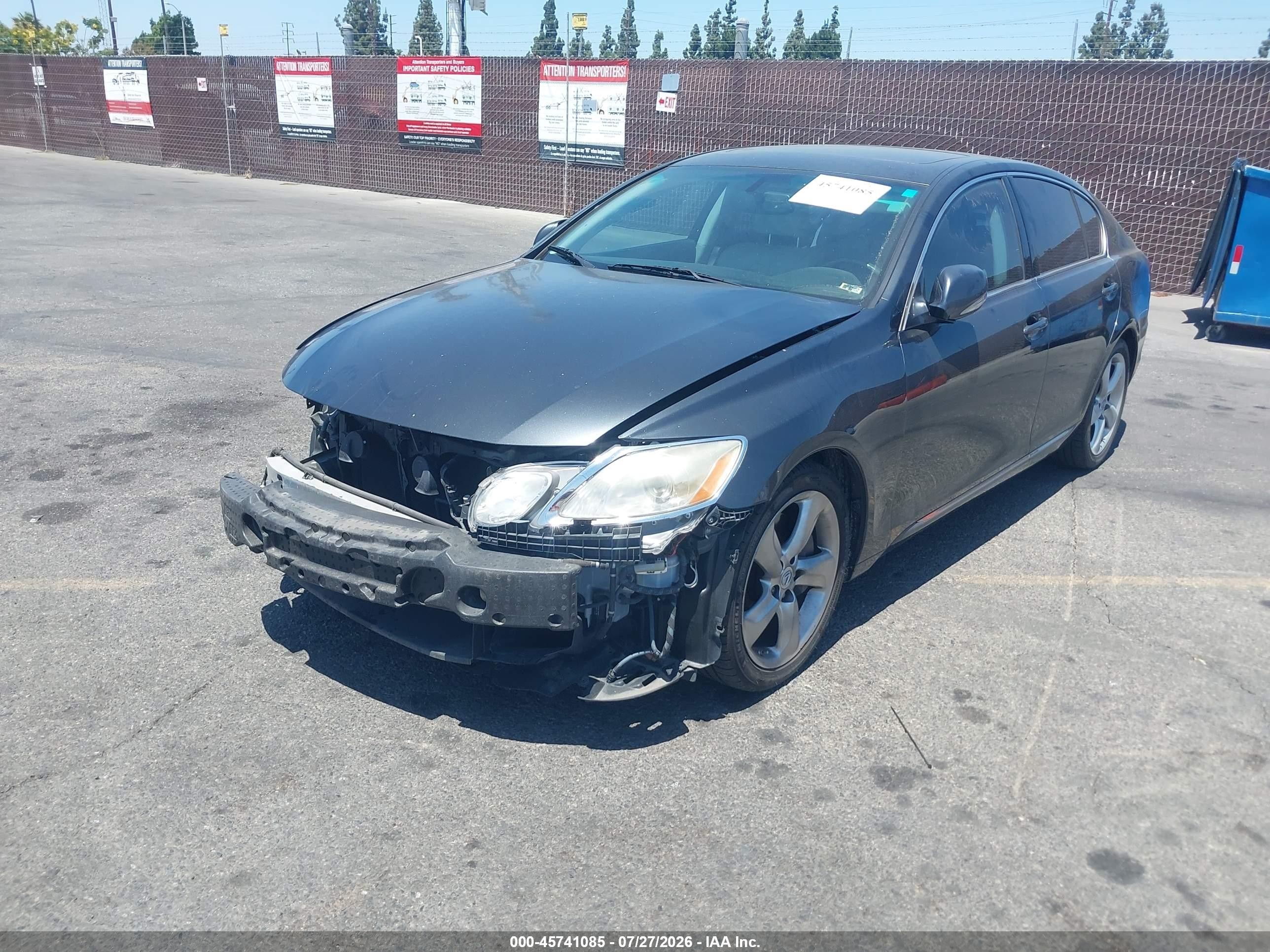 2011 Lexus Gs 350   Gray vin: JTHBE1KS6B0051826