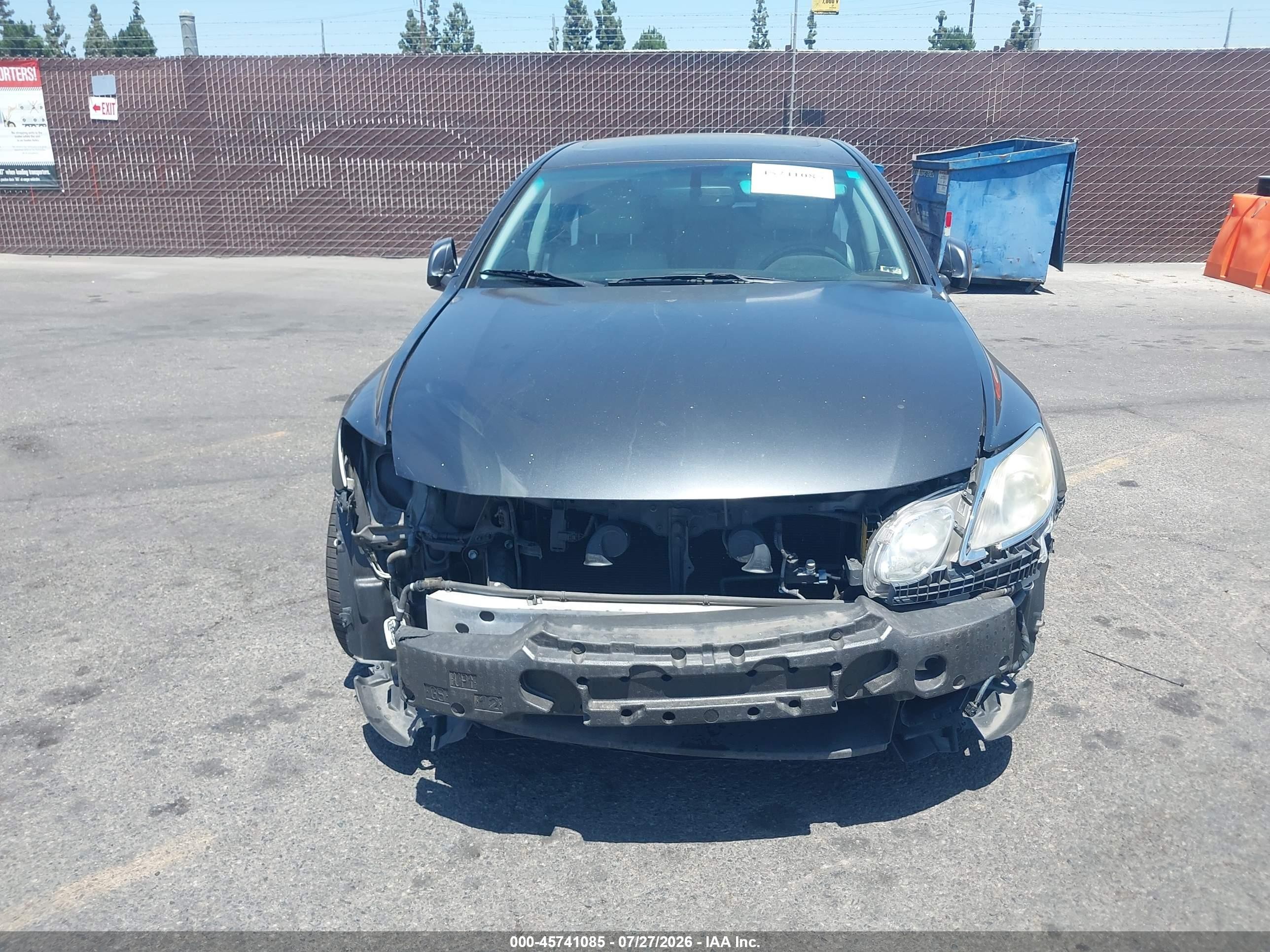 2011 Lexus Gs 350   Gray vin: JTHBE1KS6B0051826