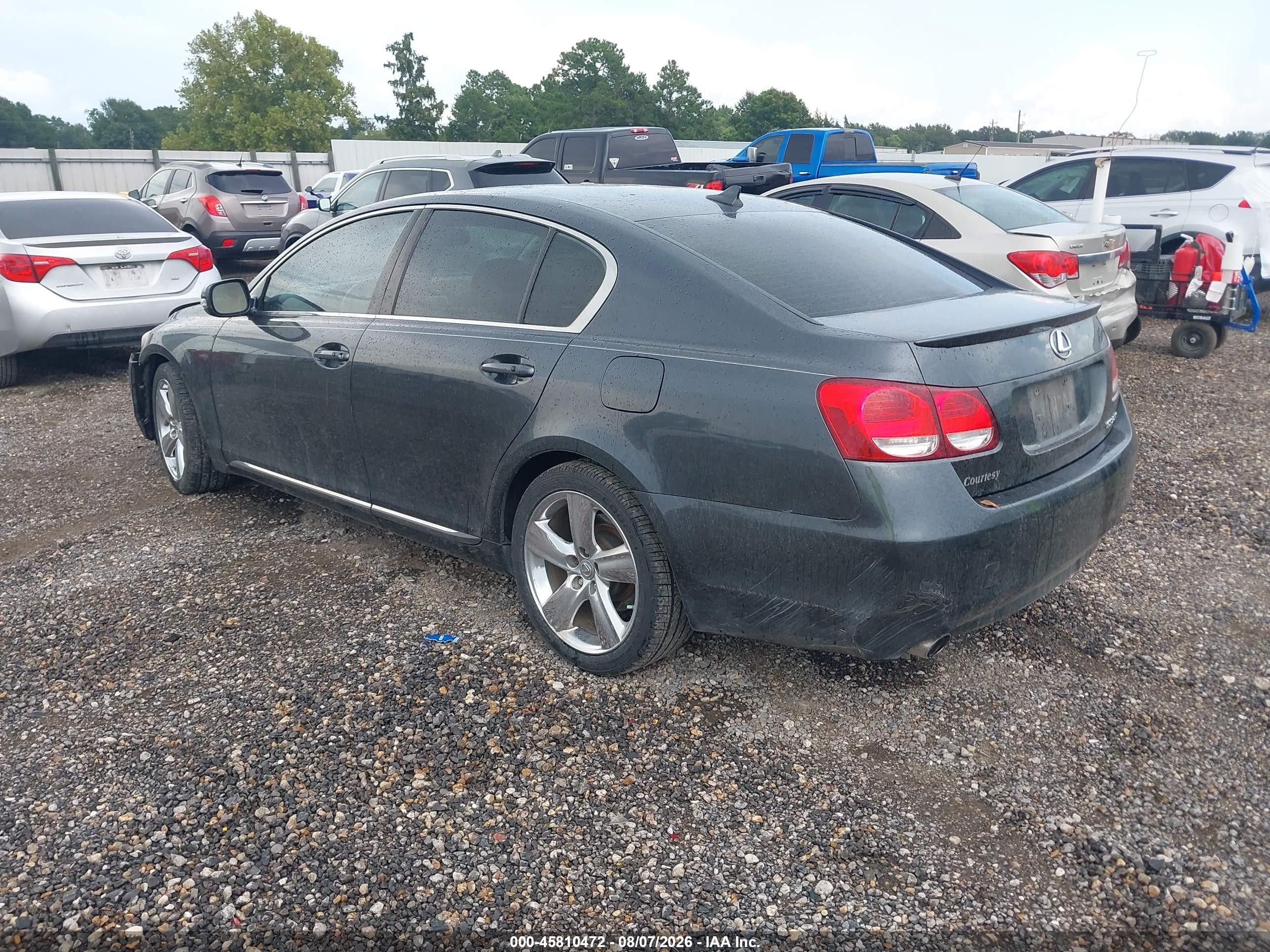 2011 Lexus Gs 350   Серый vin: JTHBE1KS6B0053303