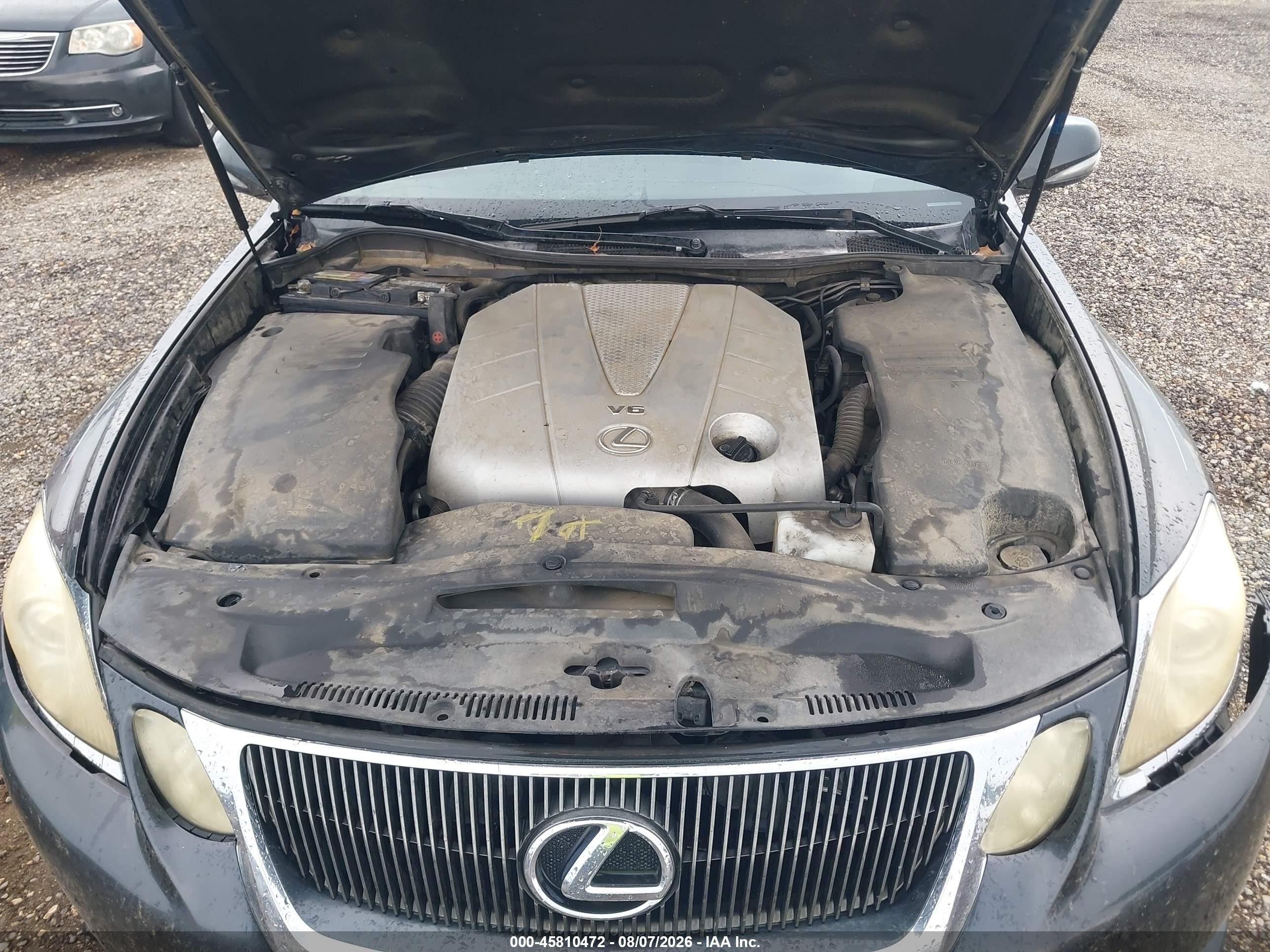2011 Lexus Gs 350   Серый vin: JTHBE1KS6B0053303