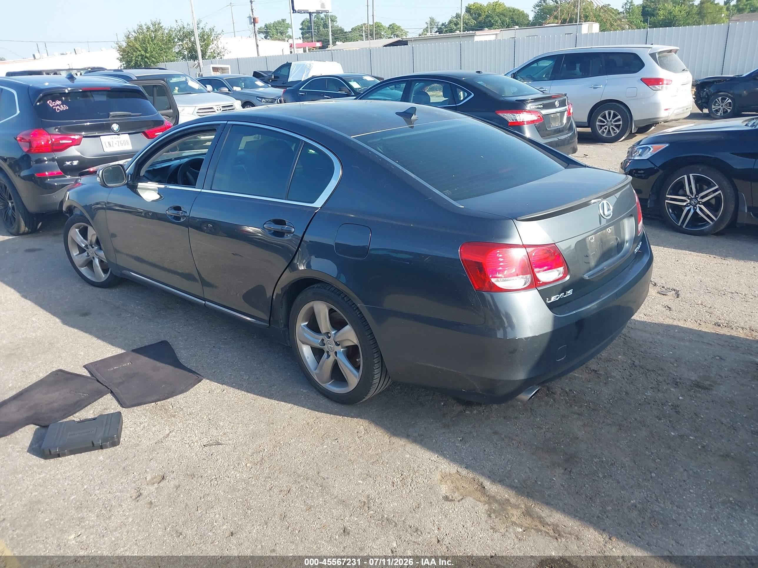 2010 Lexus Gs 350   Gray vin: JTHBE1KSXA0047289