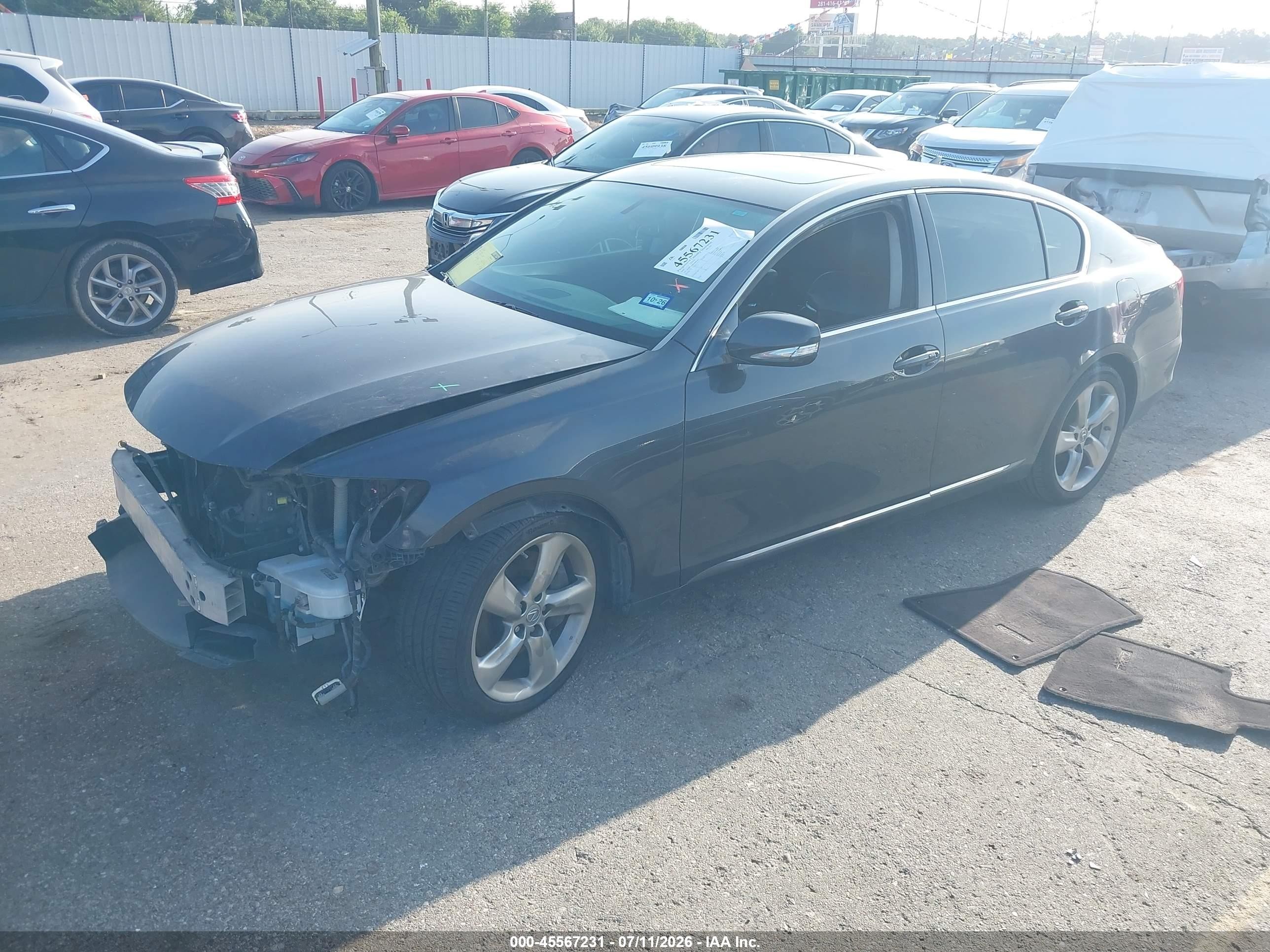 2010 Lexus Gs 350   Gray vin: JTHBE1KSXA0047289