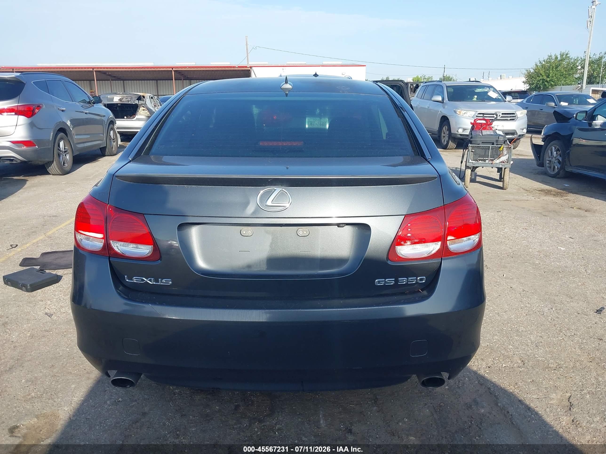 2010 Lexus Gs 350   Gray vin: JTHBE1KSXA0047289