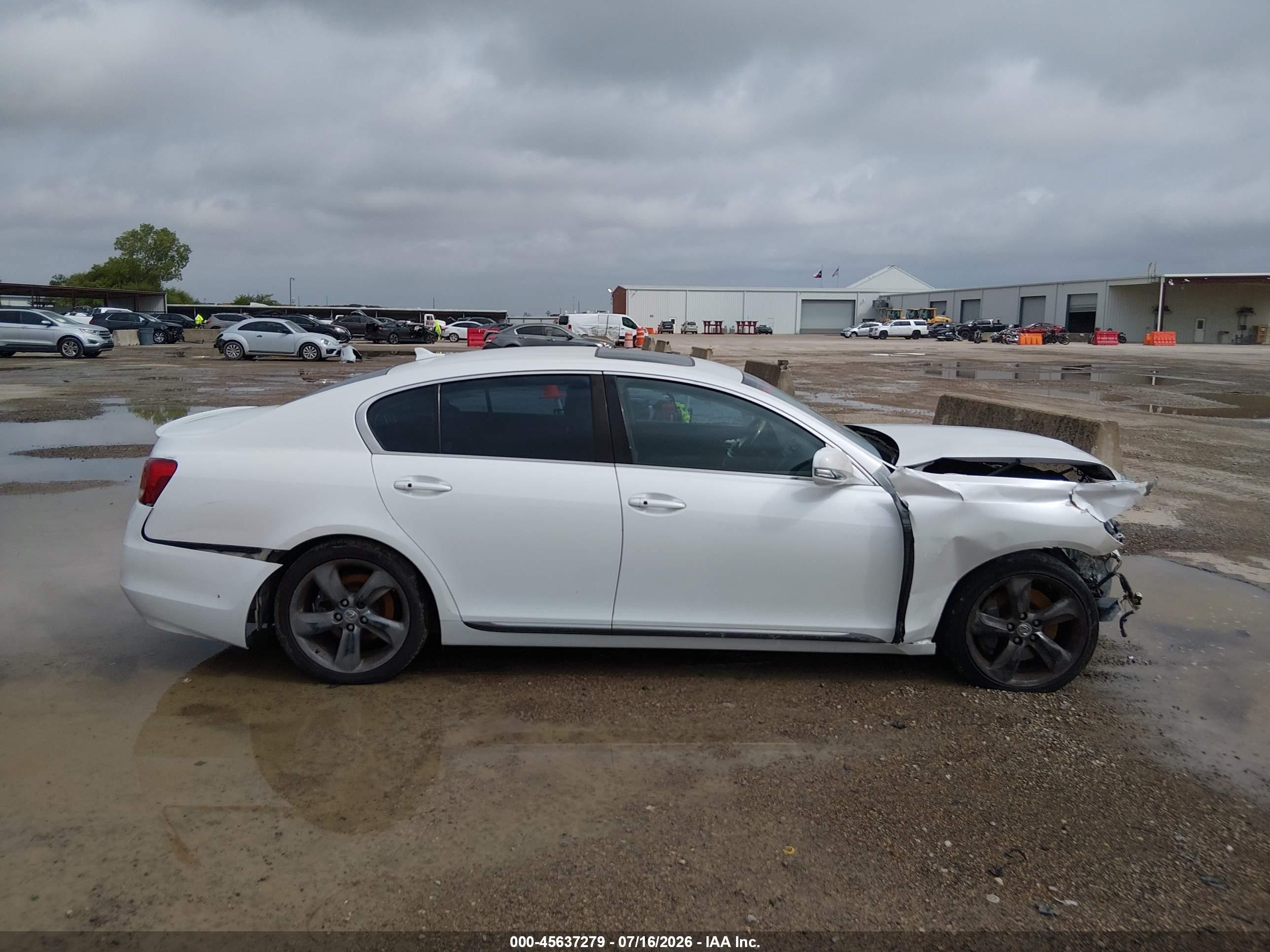 2011 Lexus Gs 350   White vin: JTHBE1KSXB0052249