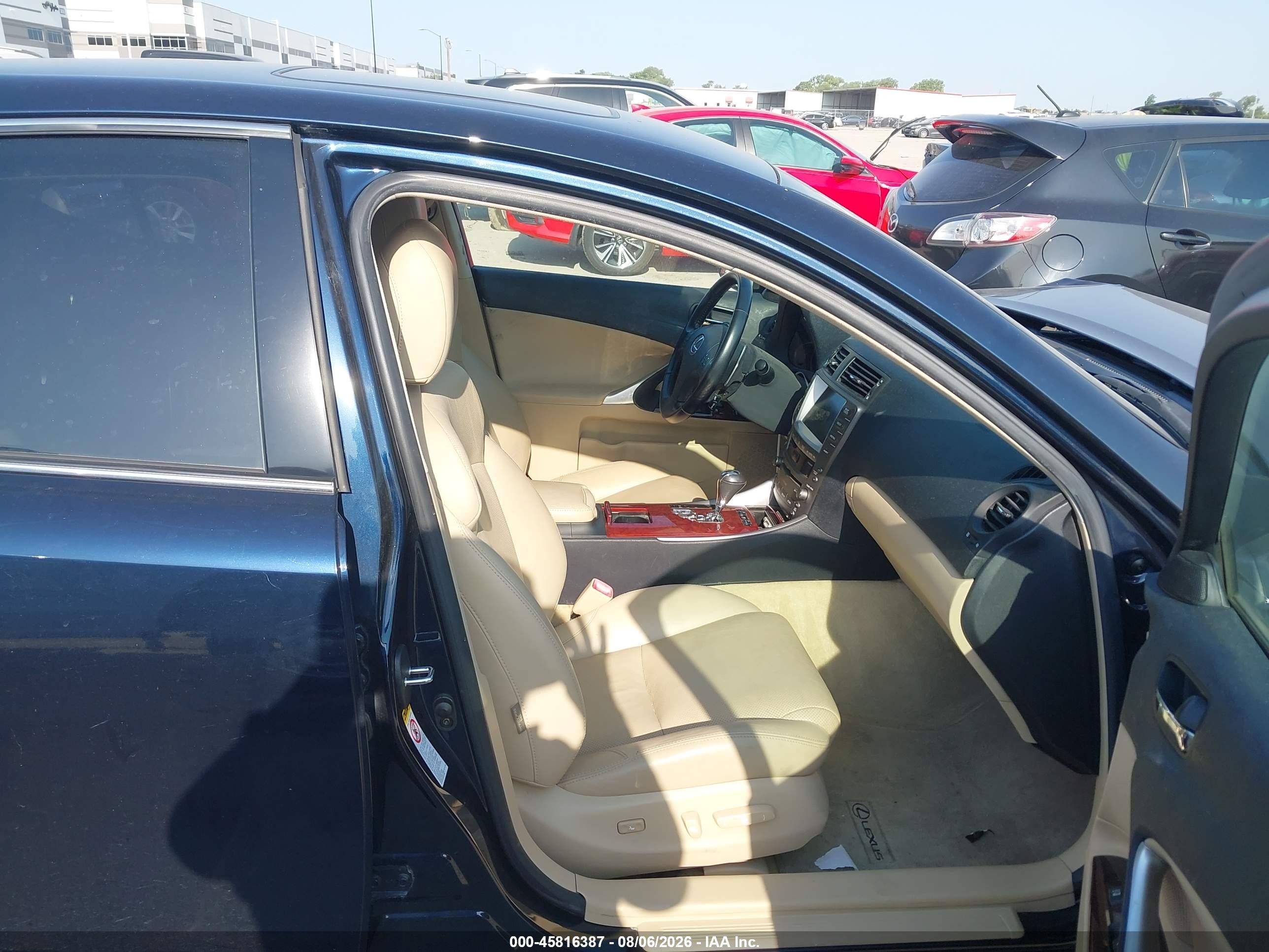 2006 Lexus Is 350   Синий vin: JTHBE262062003233
