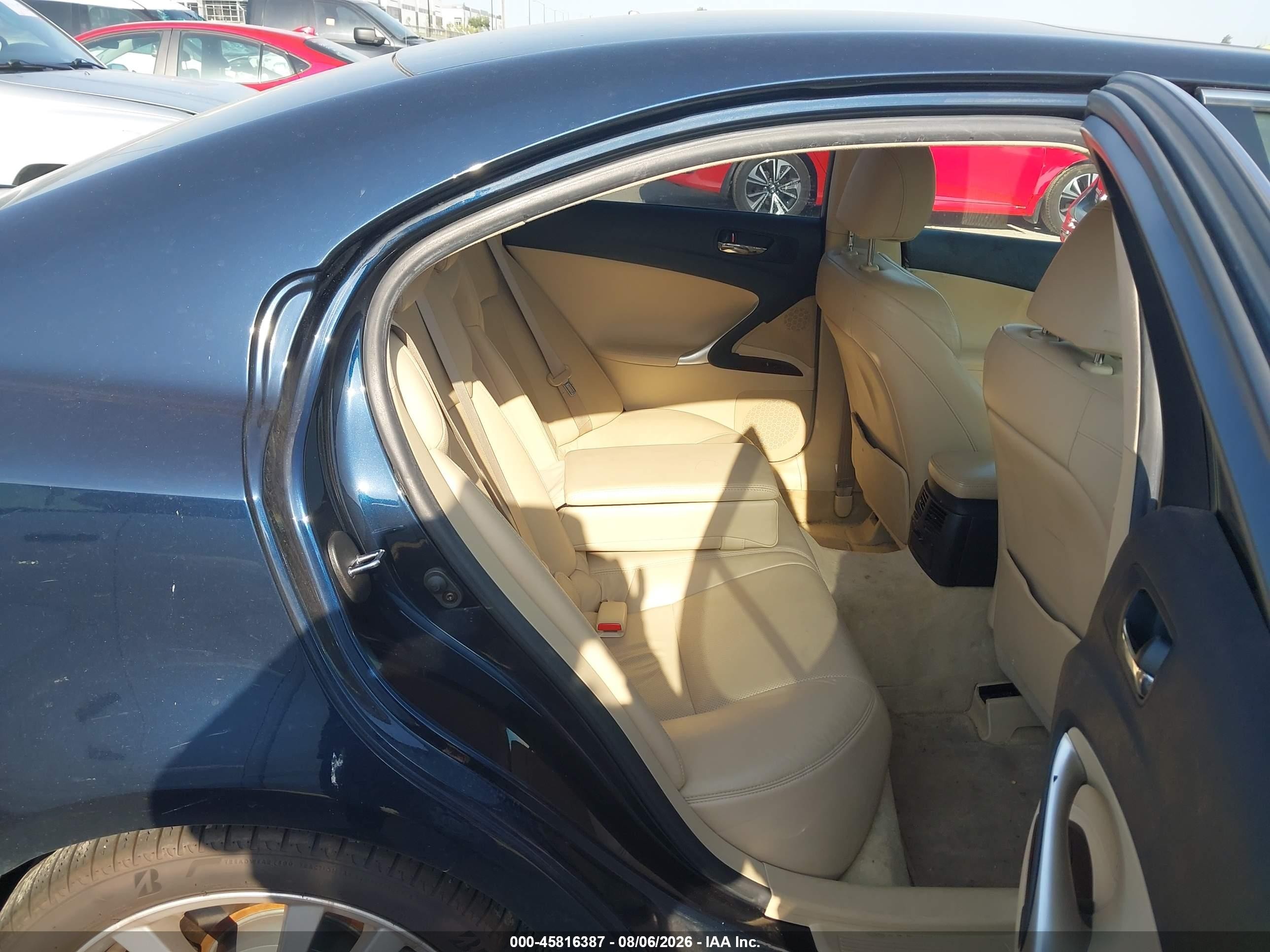 2006 Lexus Is 350   Синий vin: JTHBE262062003233