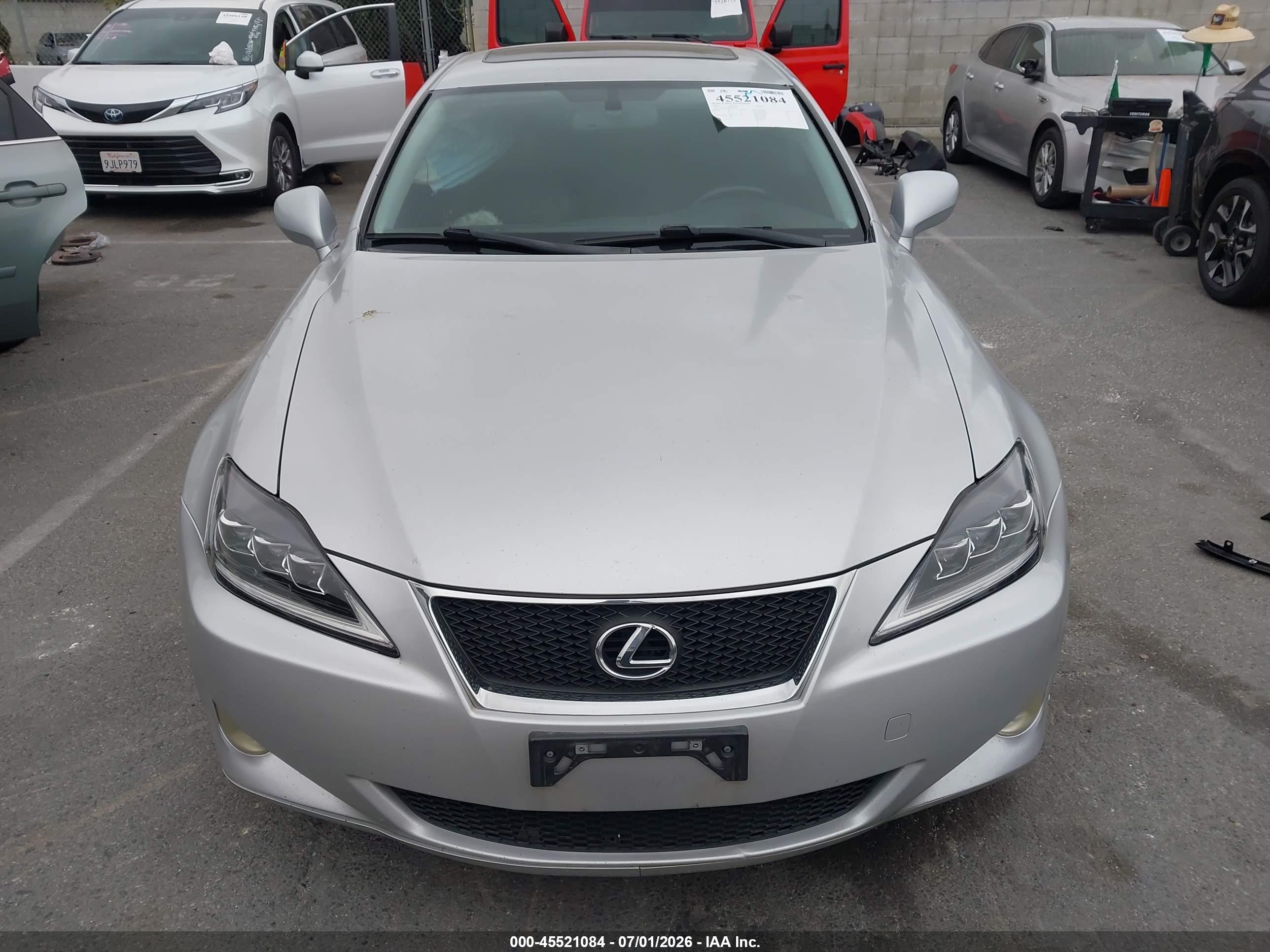 2006 Lexus Is 350   Silver vin: JTHBE262062005113