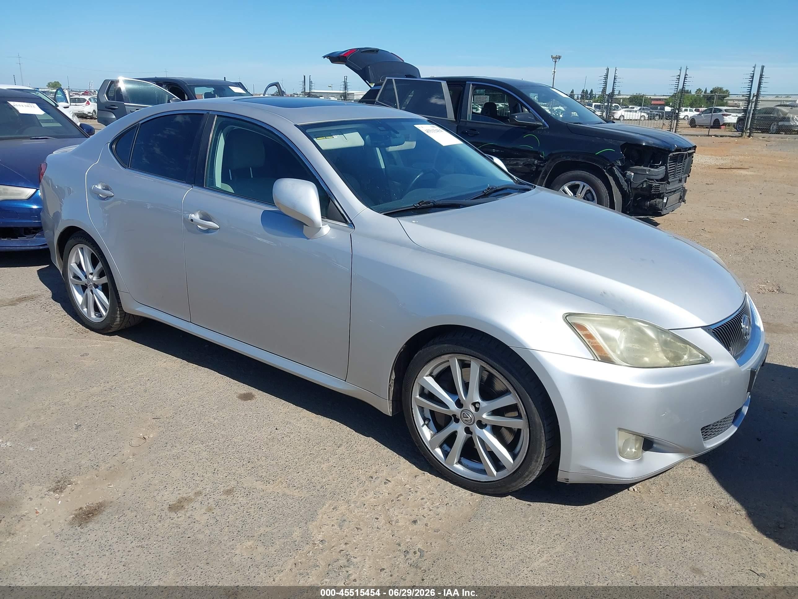 2006 Lexus Is 350   Silver vin: JTHBE262065004932