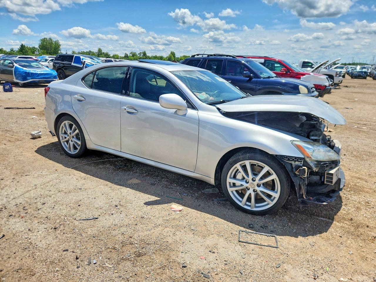 2006 Lexus Is 350 Silver vin: JTHBE262065006485
