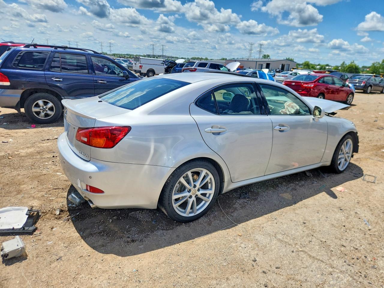 2006 Lexus Is 350 Silver vin: JTHBE262065006485