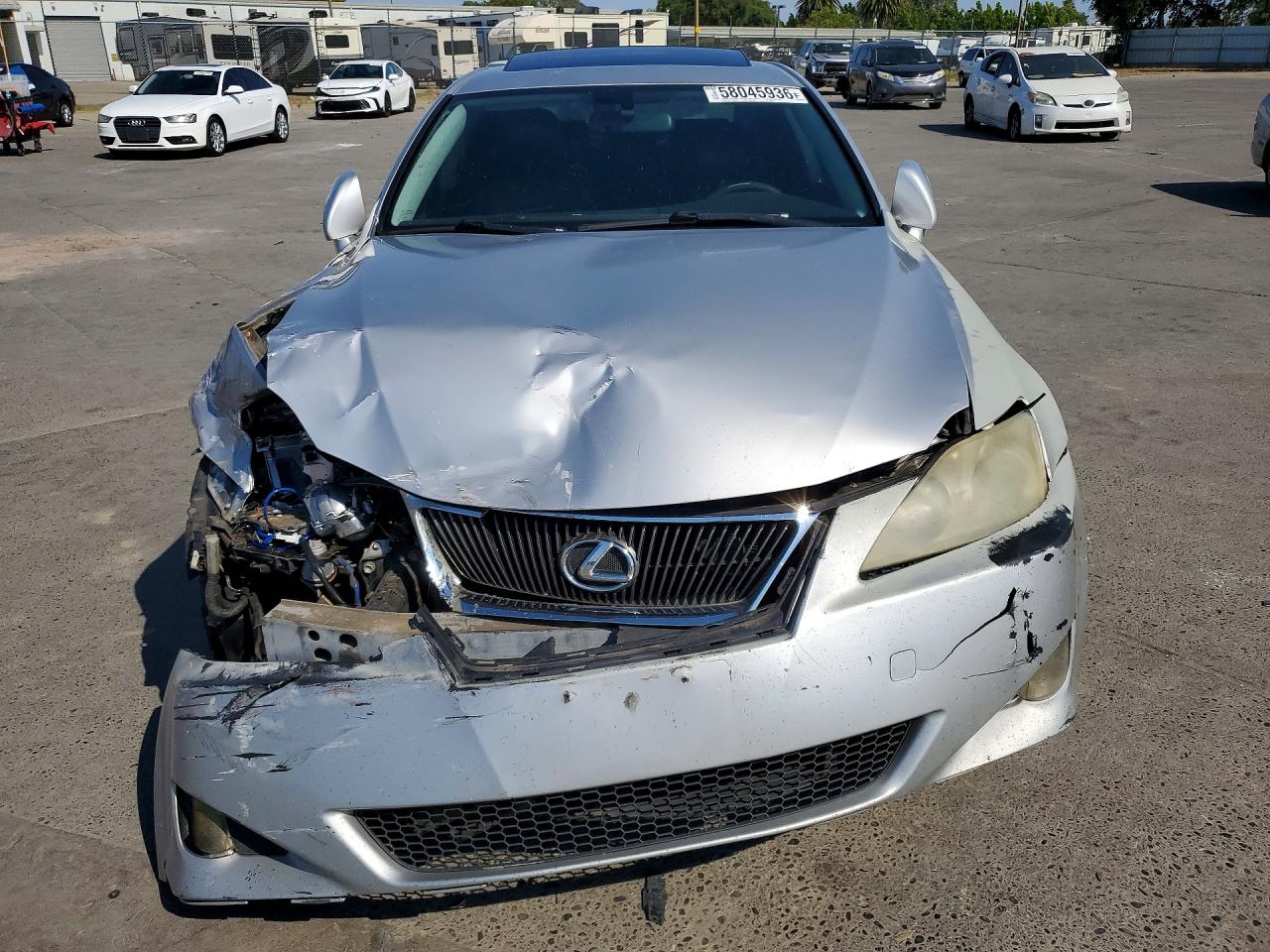 2006 Lexus Is 350 Silver vin: JTHBE262065008429