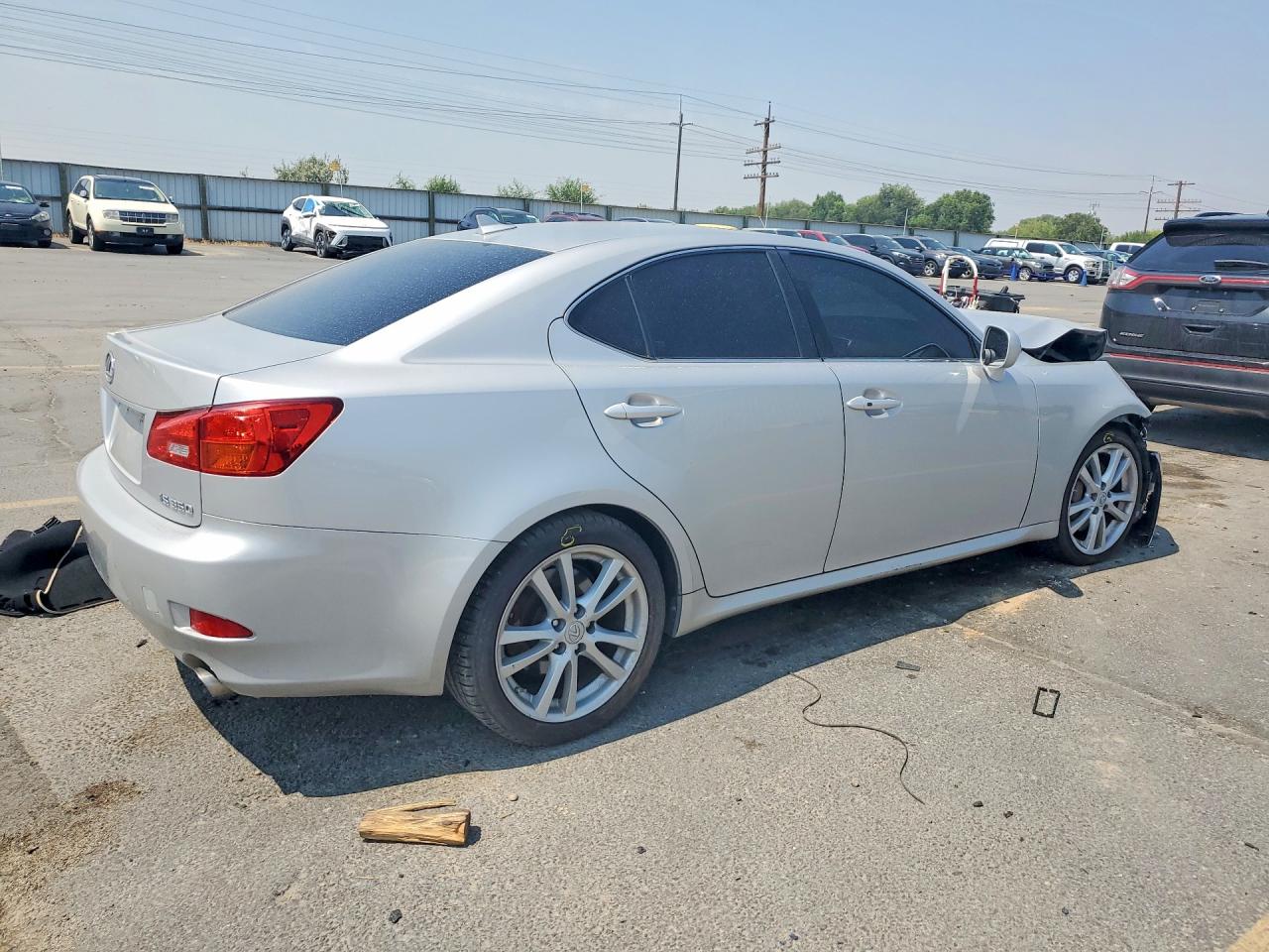 2007 Lexus Is 350 Silver vin: JTHBE262075012675