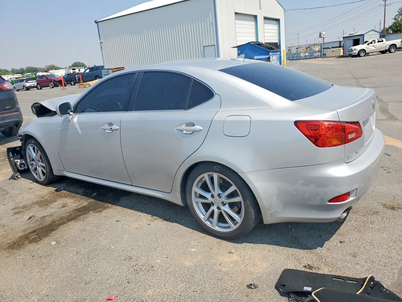 2007 Lexus Is 350 Silver vin: JTHBE262075012675