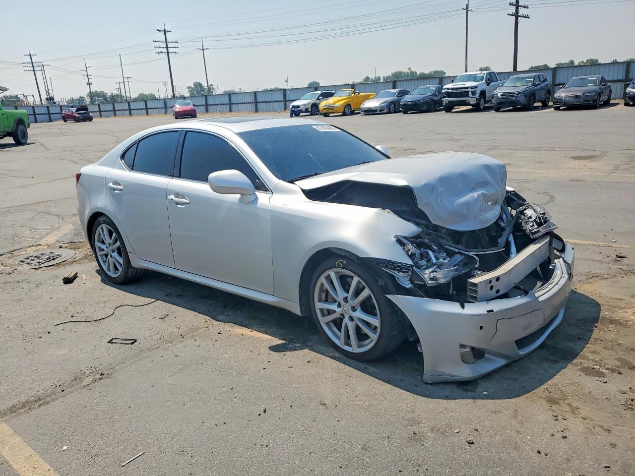 2007 Lexus Is 350 Silver vin: JTHBE262075012675