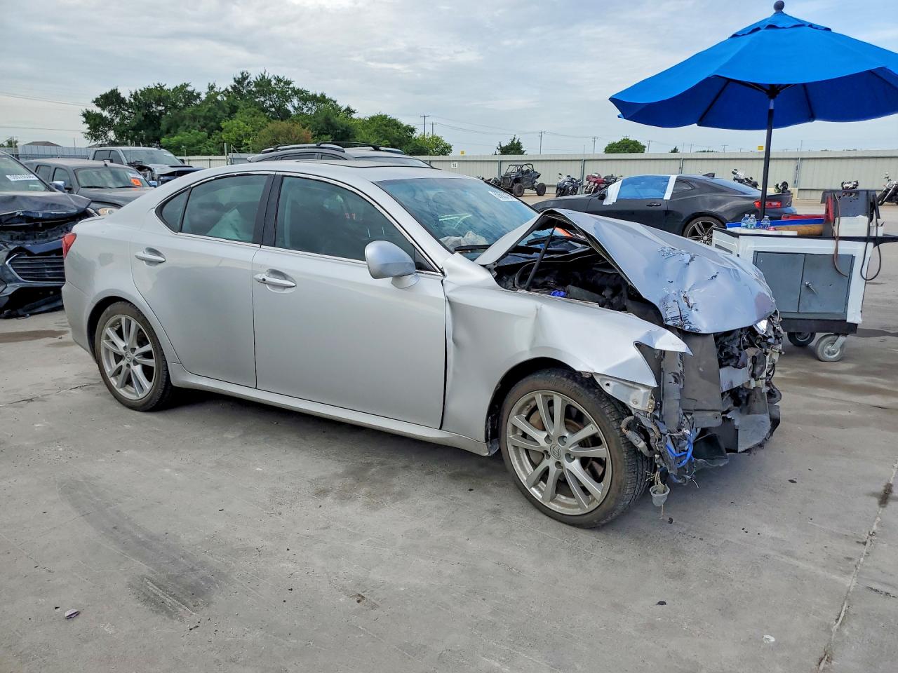 2006 Lexus Is 350 Silver vin: JTHBE262165004549