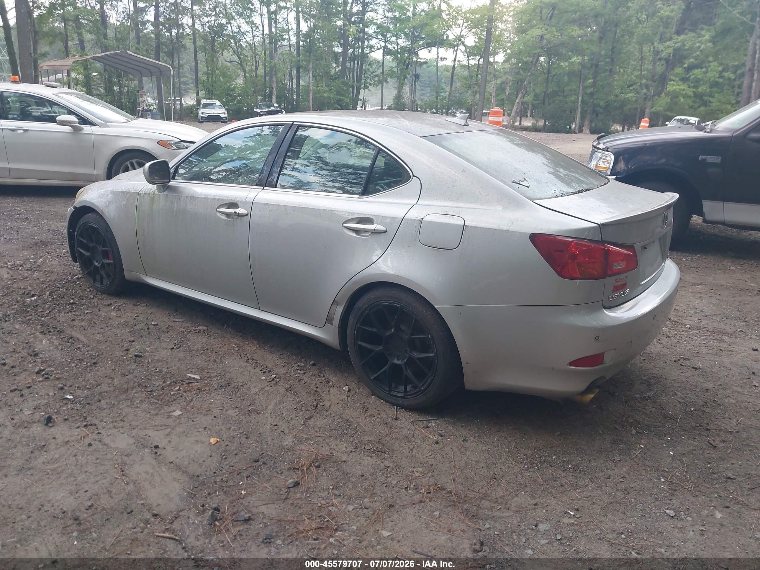 2007 Lexus Is 350   Silver vin: JTHBE262172008426