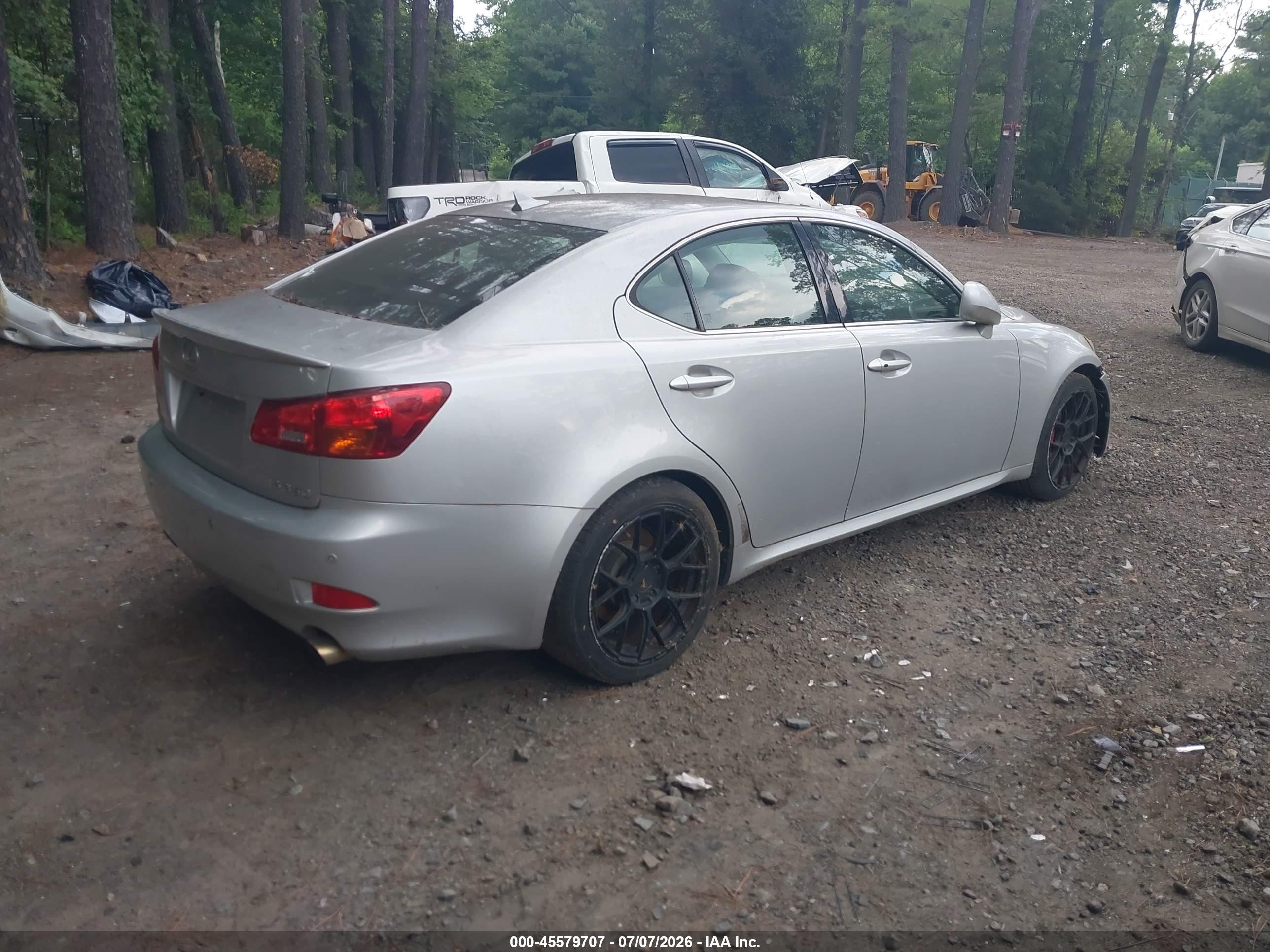 2007 Lexus Is 350   Silver vin: JTHBE262172008426