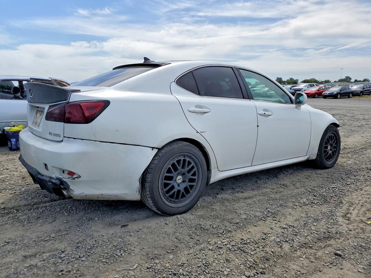2007 Lexus Is 350 White vin: JTHBE262172010256