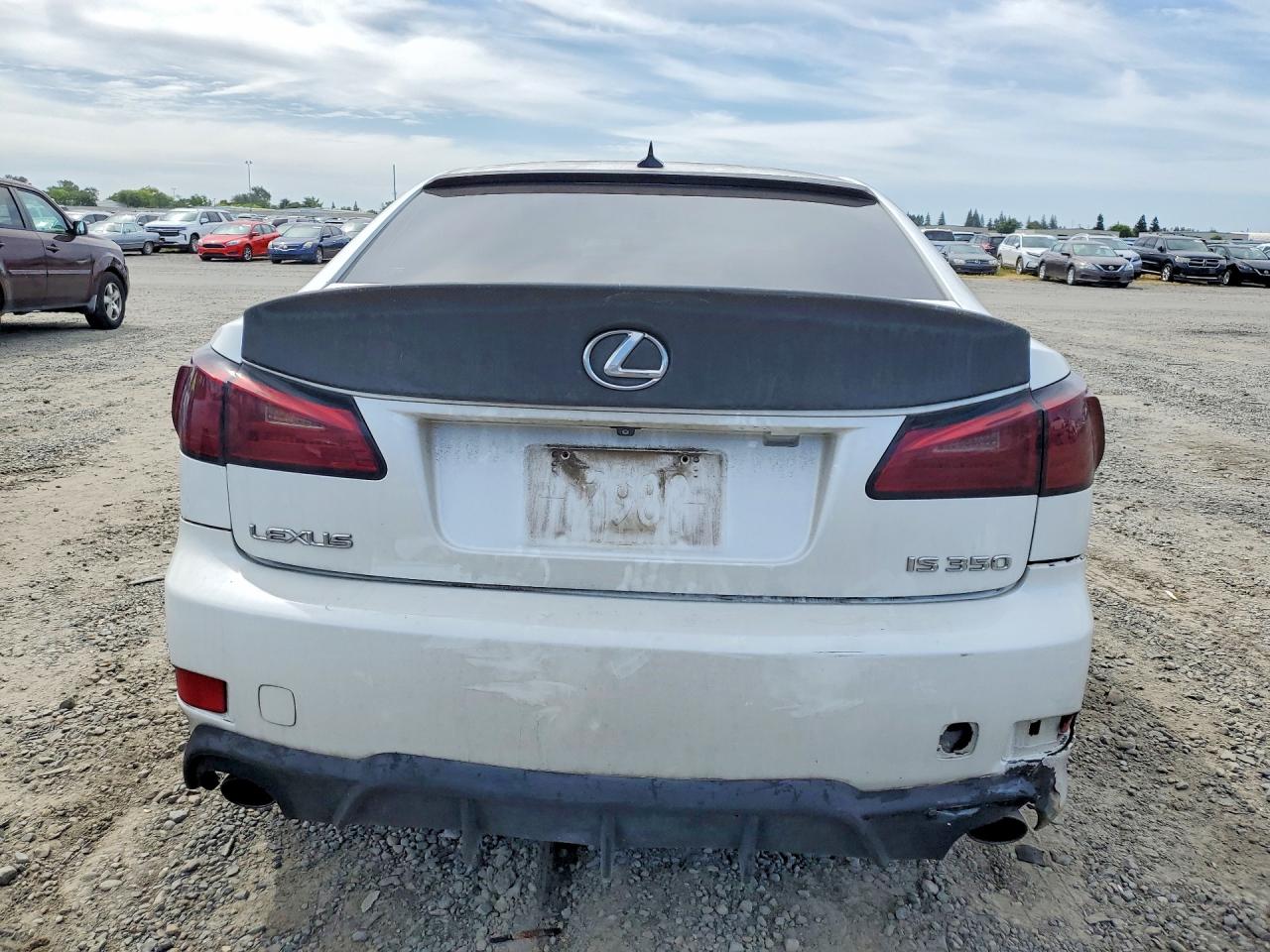 2007 Lexus Is 350 White vin: JTHBE262172010256