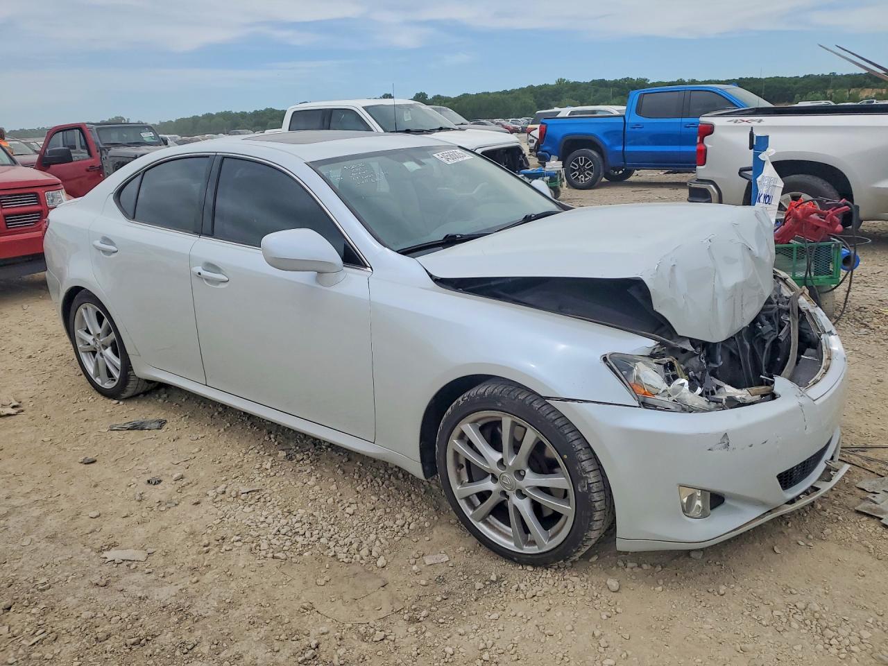 2007 Lexus Is 350 Silver vin: JTHBE262175016251