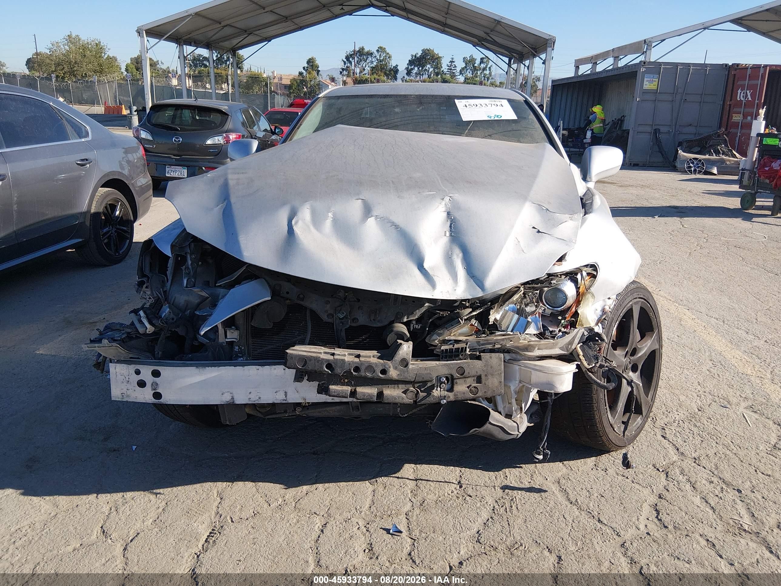 2008 Lexus Is 350   Silver vin: JTHBE262182015894