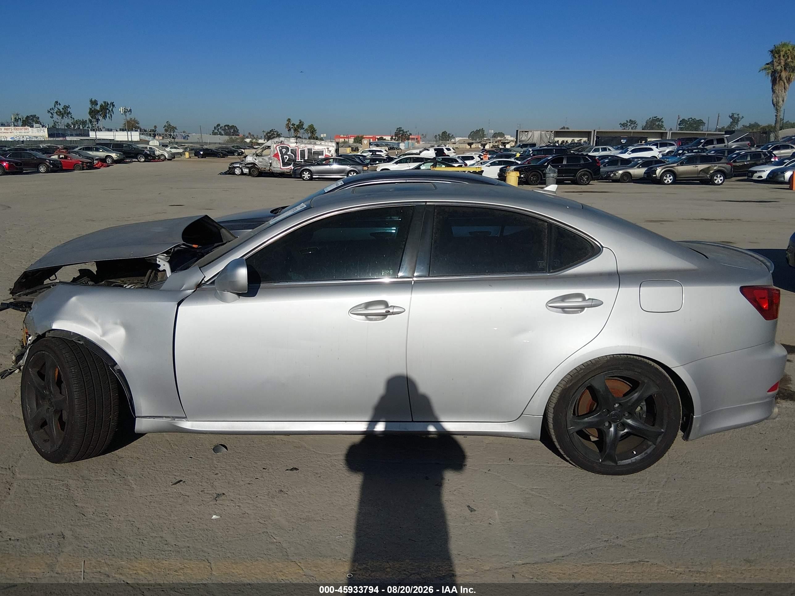 2008 Lexus Is 350   Silver vin: JTHBE262182015894