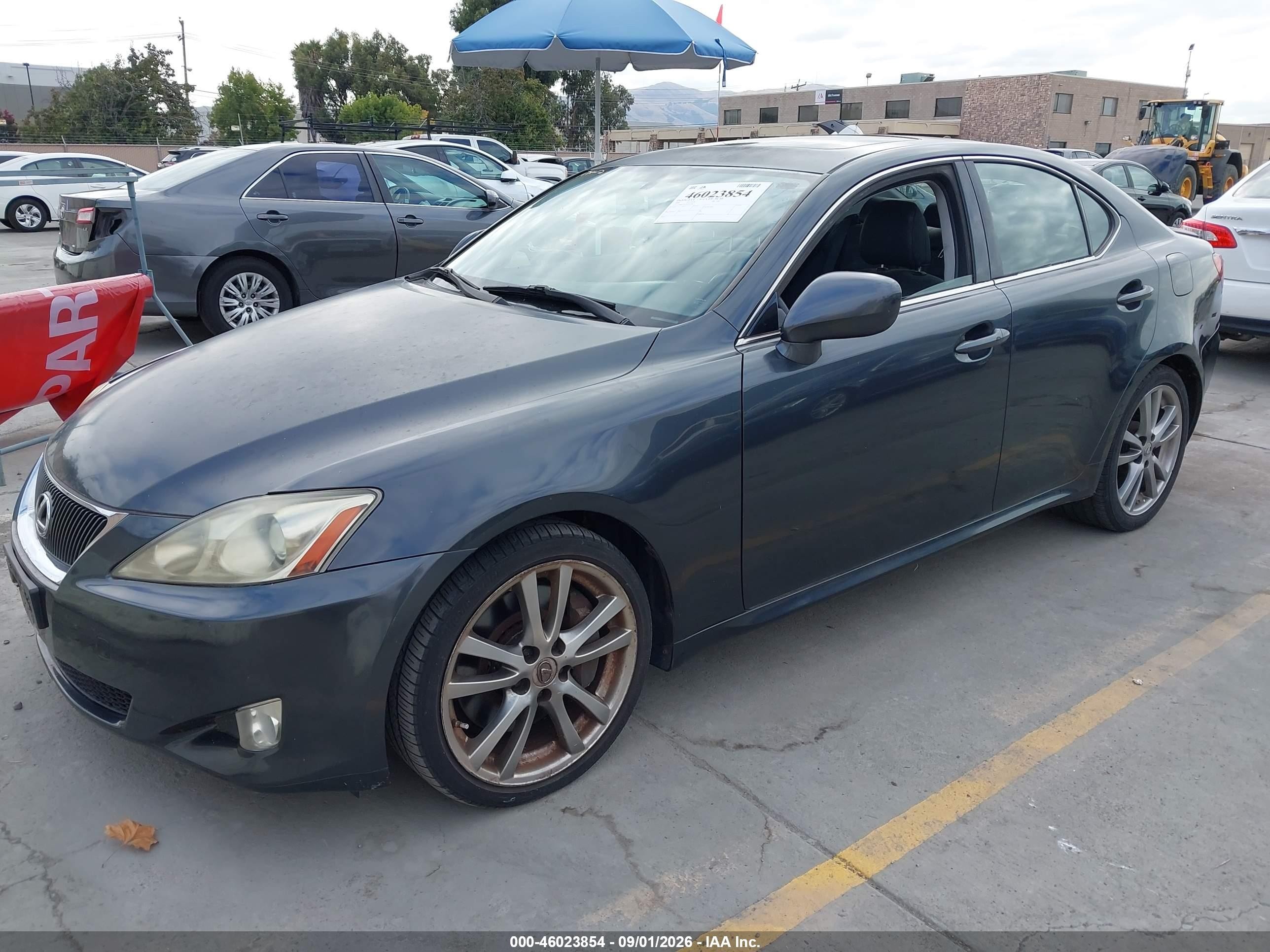 2008 Lexus Is 350   Black vin: JTHBE262185021581