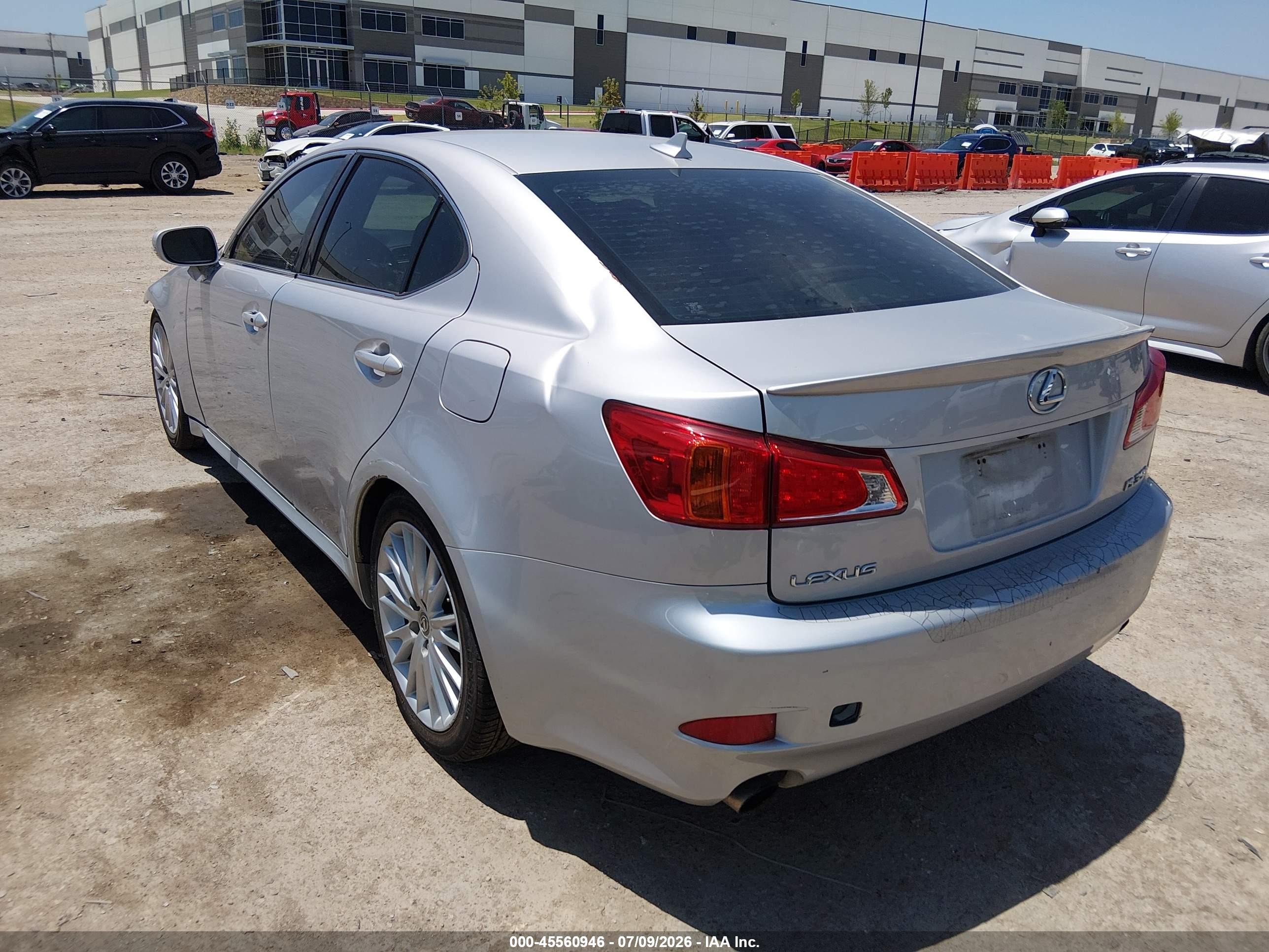 2009 Lexus Is 350   Silver vin: JTHBE262192016688