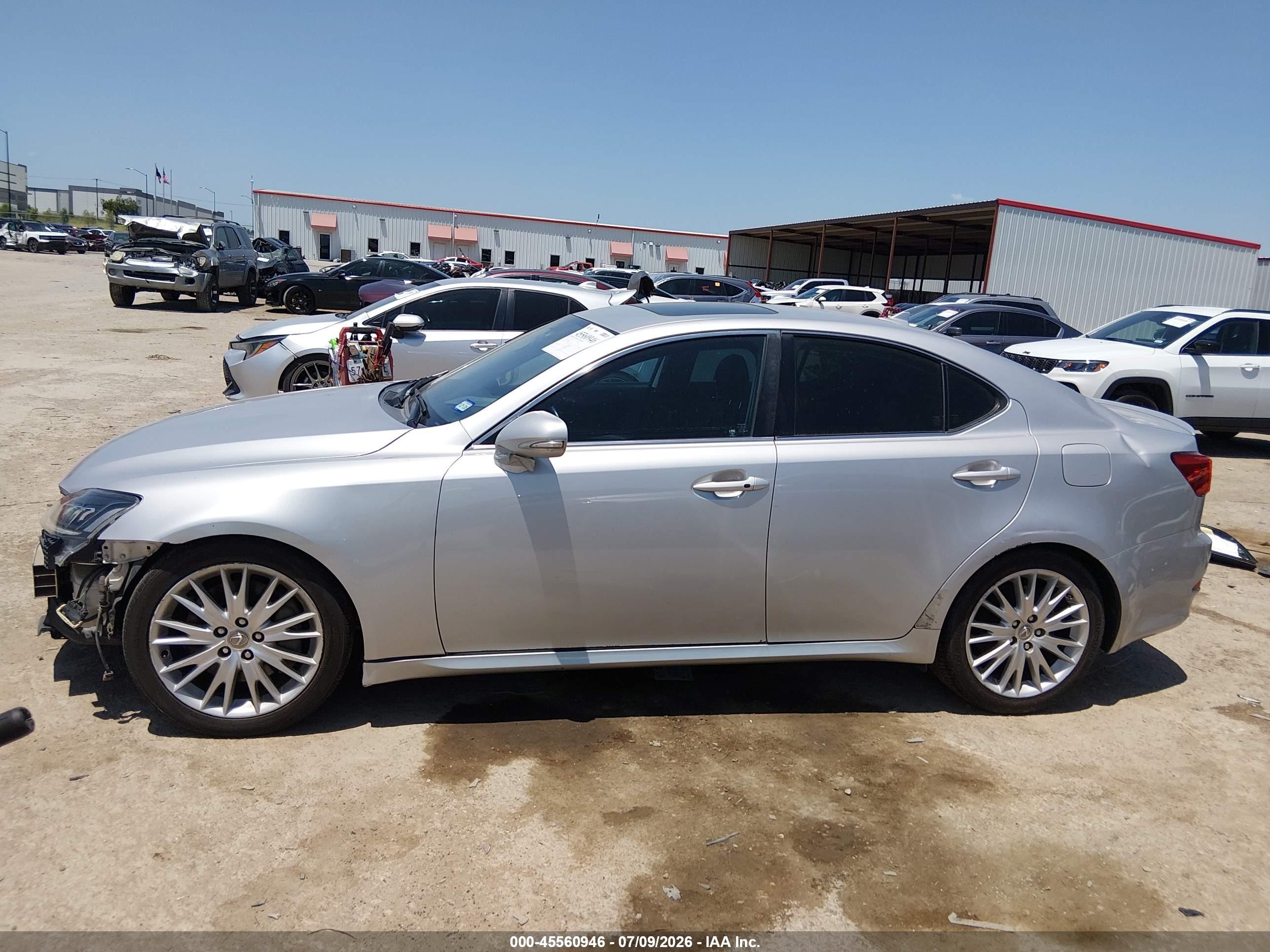 2009 Lexus Is 350   Silver vin: JTHBE262192016688