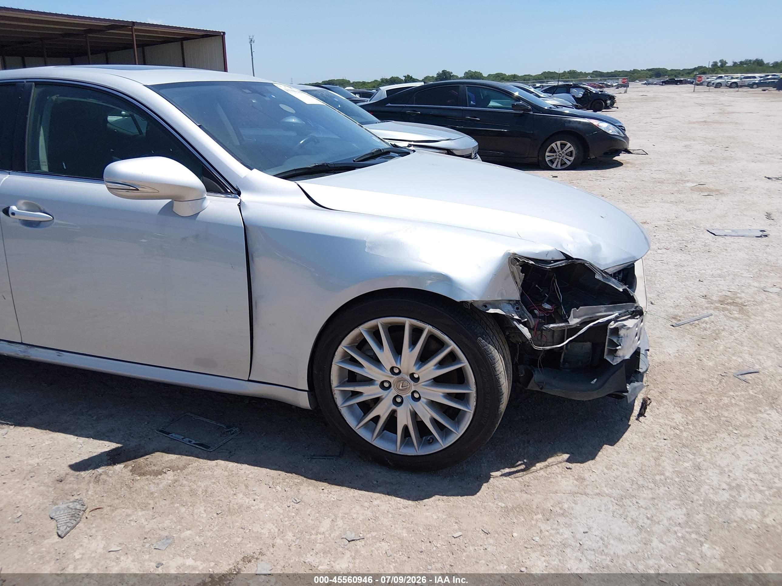 2009 Lexus Is 350   Silver vin: JTHBE262192016688