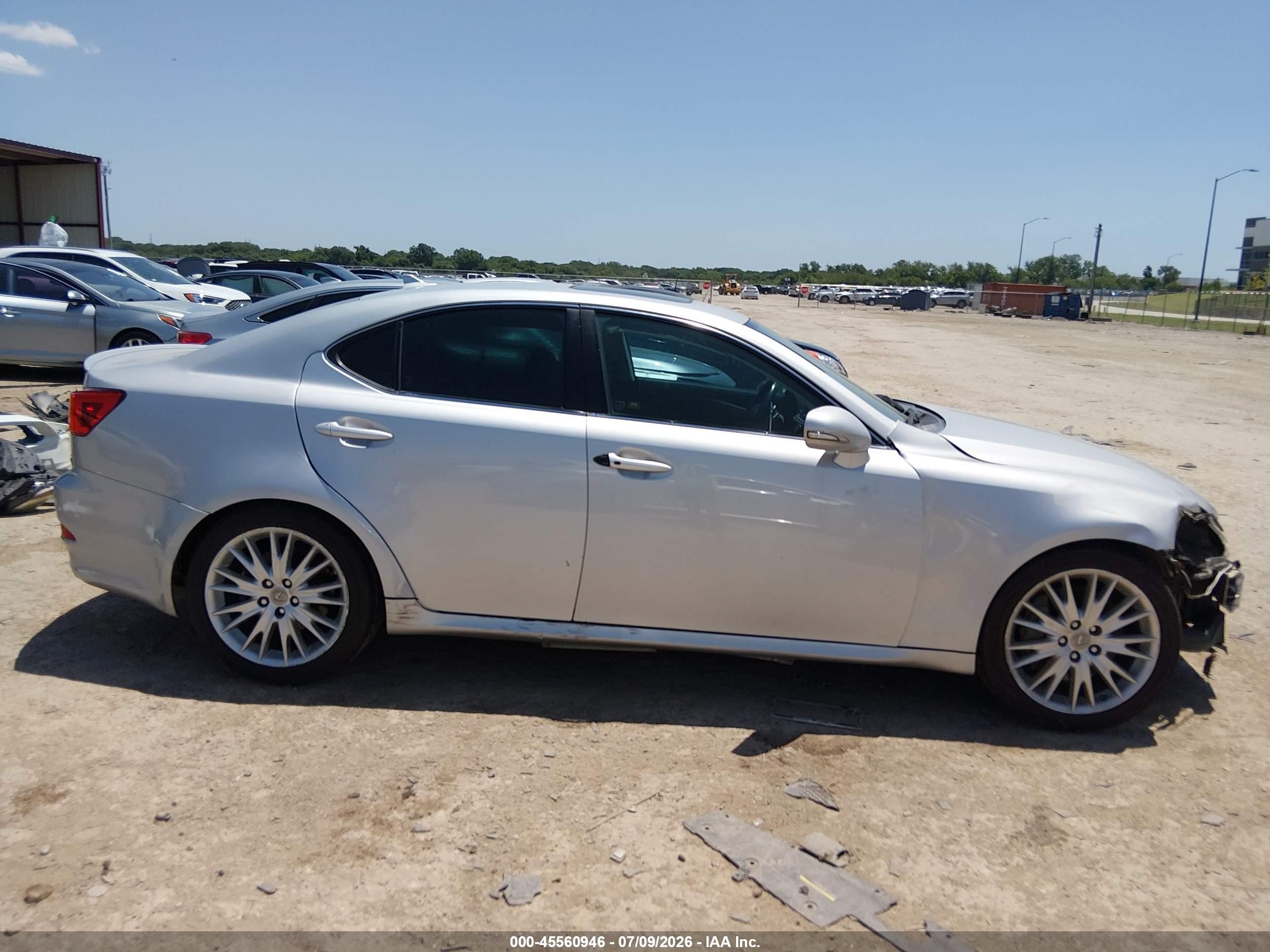 2009 Lexus Is 350   Silver vin: JTHBE262192016688