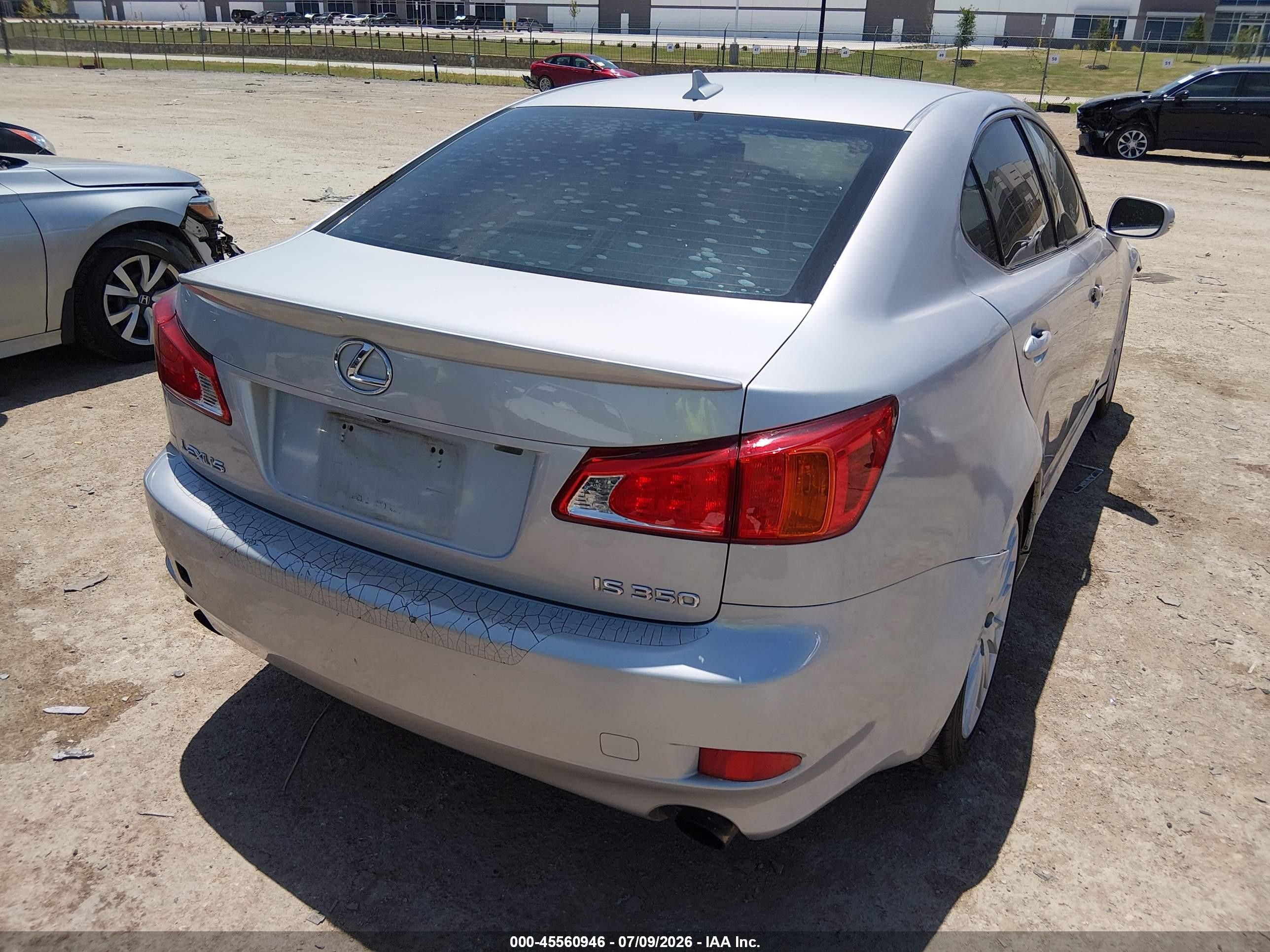 2009 Lexus Is 350   Silver vin: JTHBE262192016688