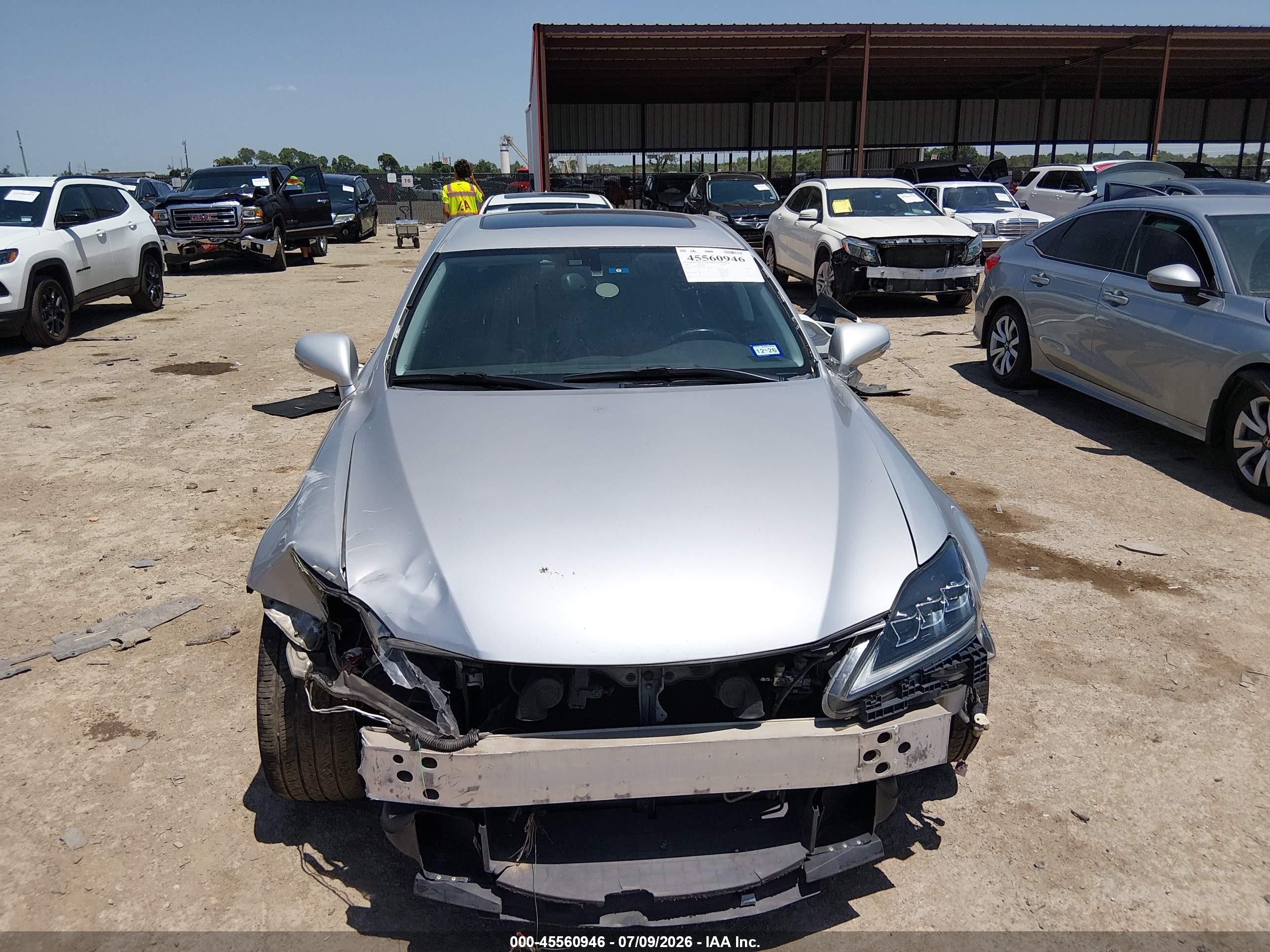2009 Lexus Is 350   Silver vin: JTHBE262192016688