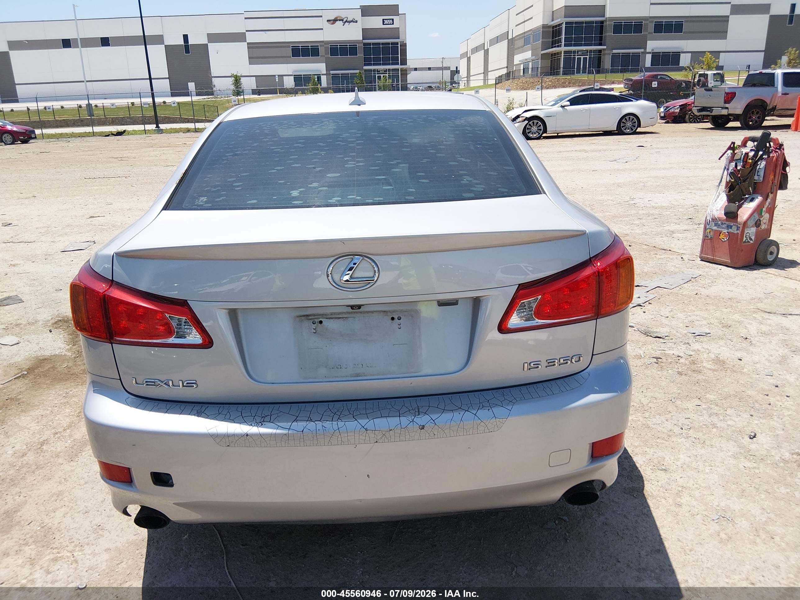 2009 Lexus Is 350   Silver vin: JTHBE262192016688