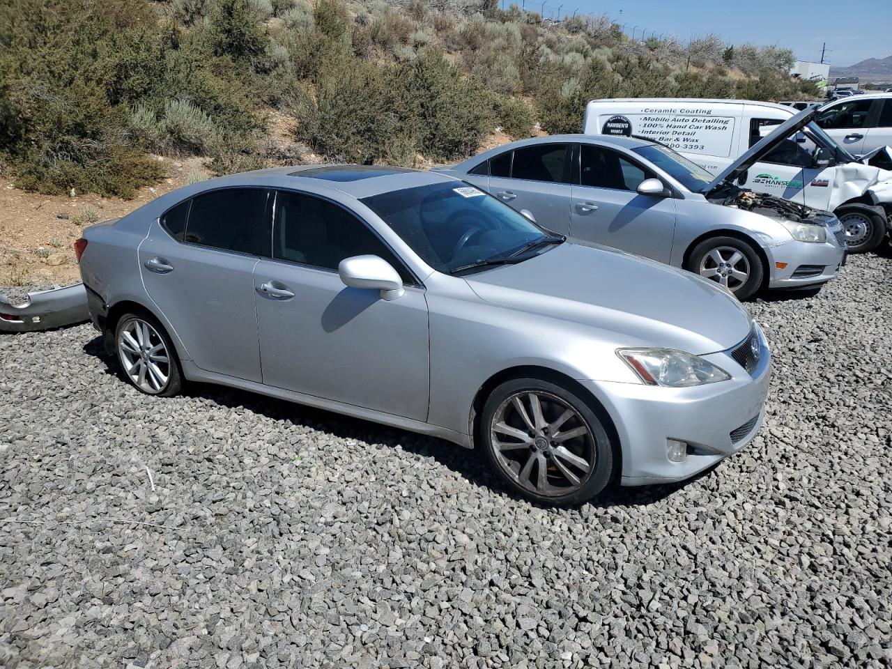 2006 Lexus Is 350 Silver vin: JTHBE262262001578
