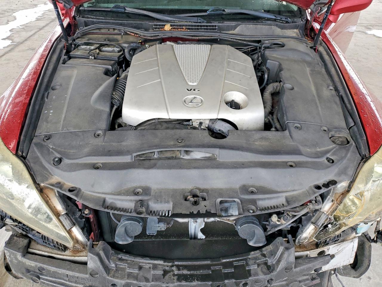 2006 Lexus Is 350 Red vin: JTHBE262265000512