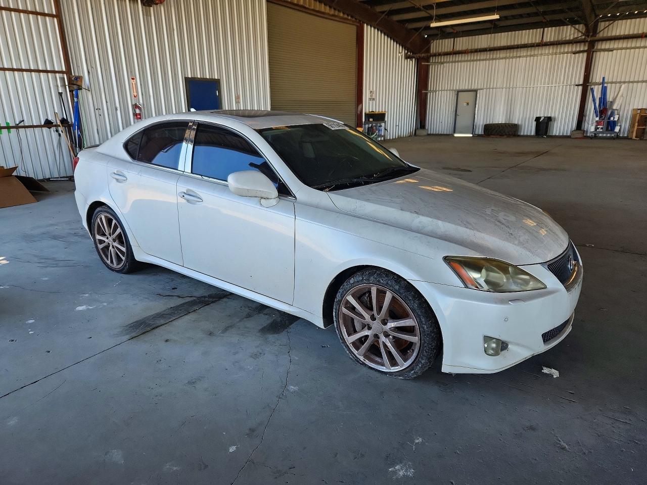 2007 Lexus Is 350 White vin: JTHBE262275012113