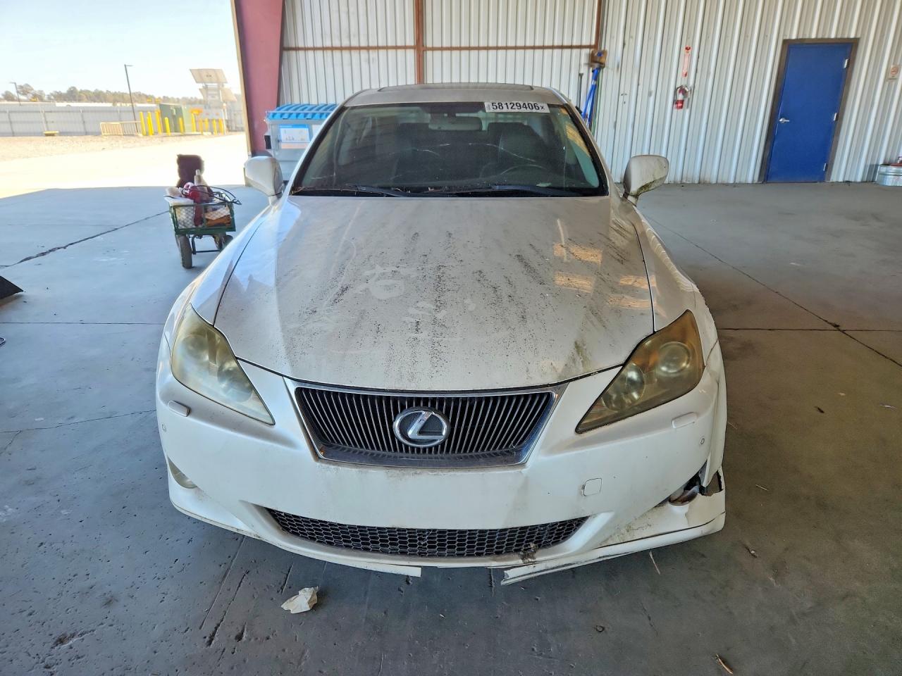 2007 Lexus Is 350 White vin: JTHBE262275012113
