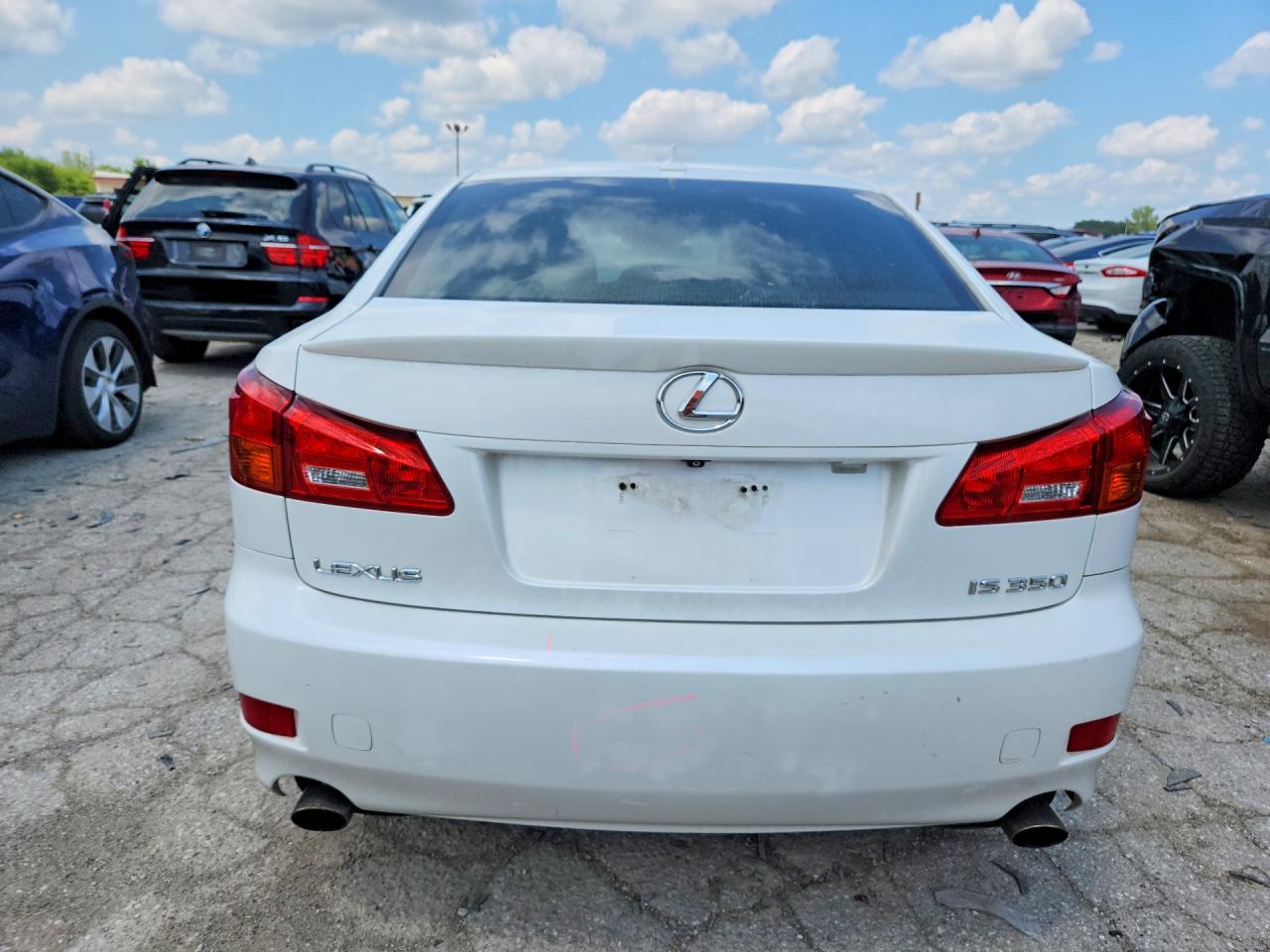 2007 Lexus Is 350 White vin: JTHBE262275016047