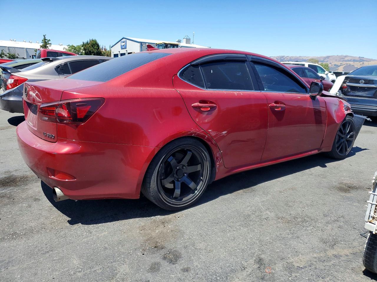 2008 Lexus Is 350 Burgundy vin: JTHBE262285020052