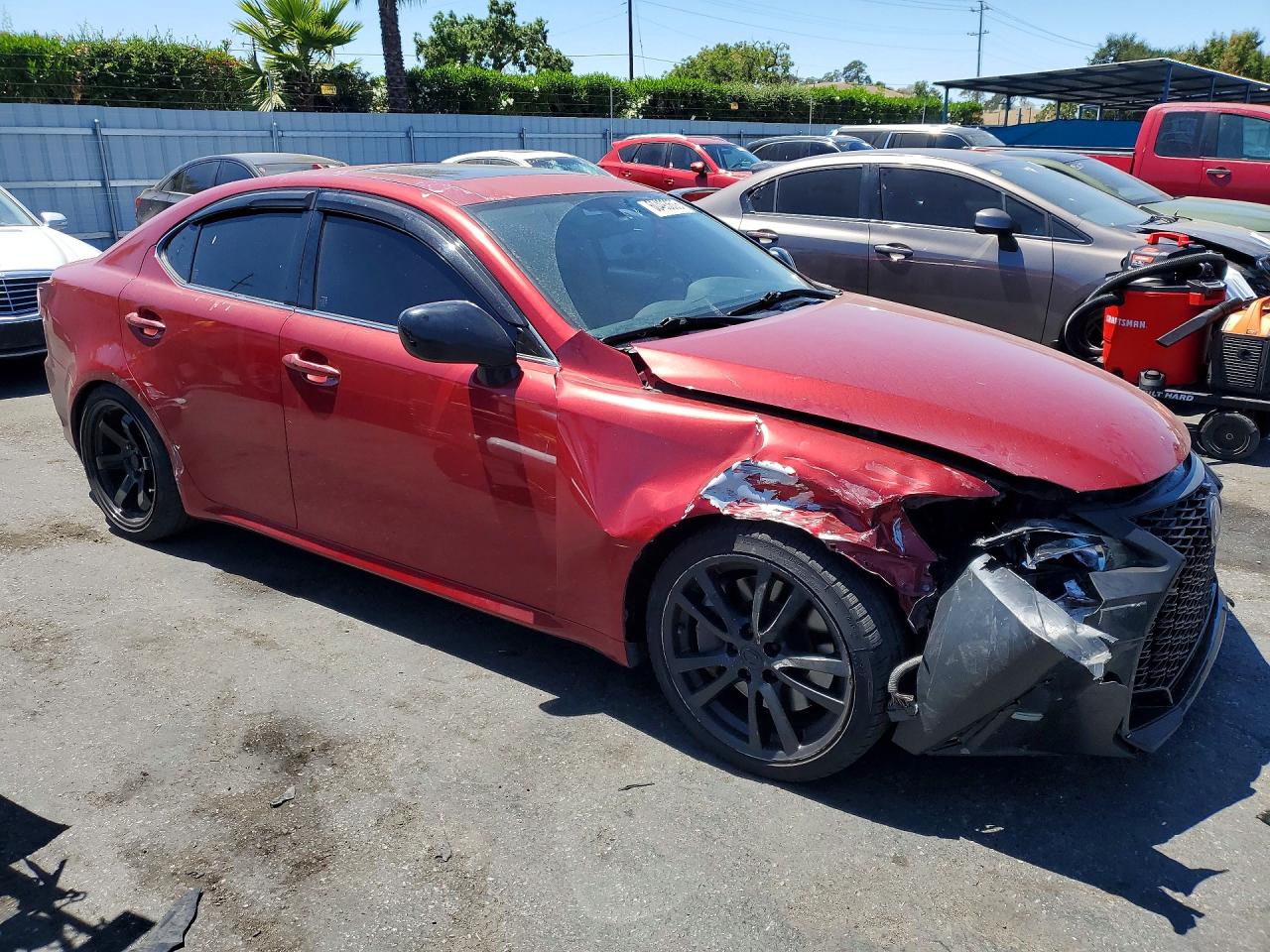 2008 Lexus Is 350 Burgundy vin: JTHBE262285020052