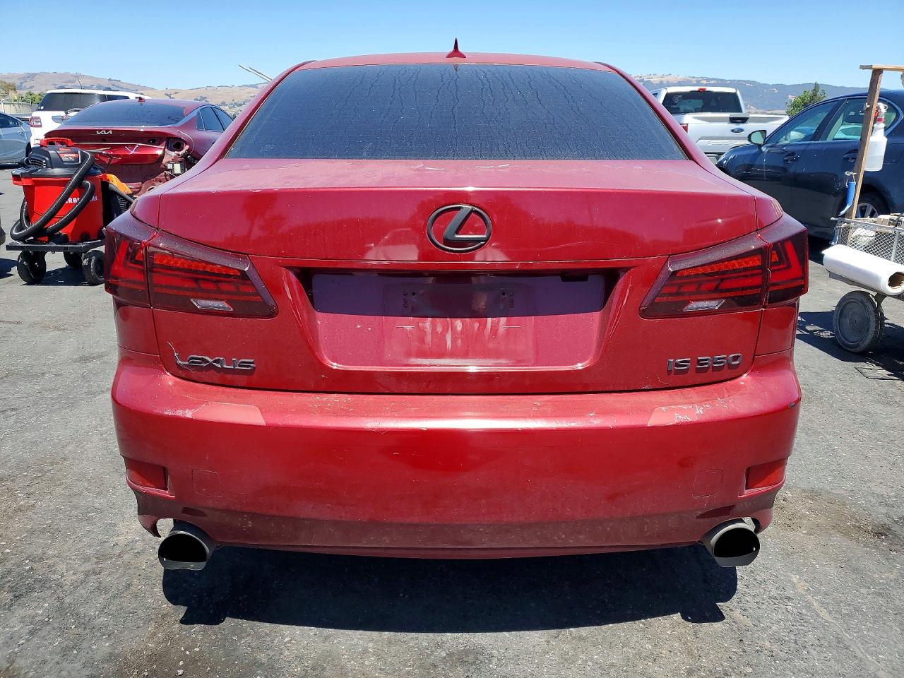 2008 Lexus Is 350 Burgundy vin: JTHBE262285020052