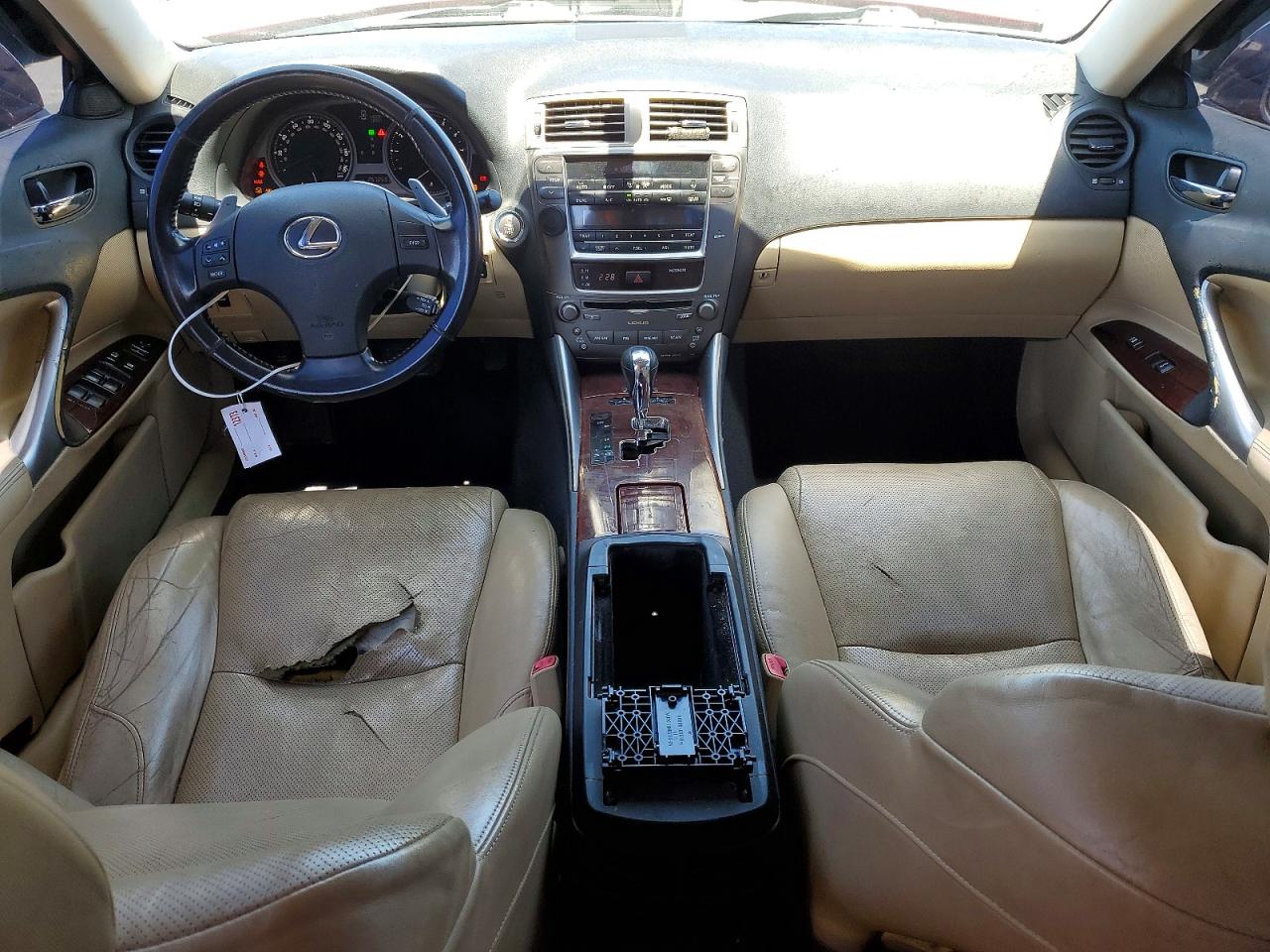 2008 Lexus Is 350 Burgundy vin: JTHBE262285020052