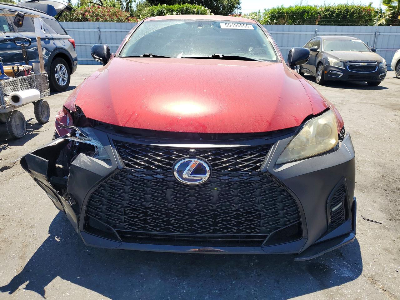 2008 Lexus Is 350 Burgundy vin: JTHBE262285020052
