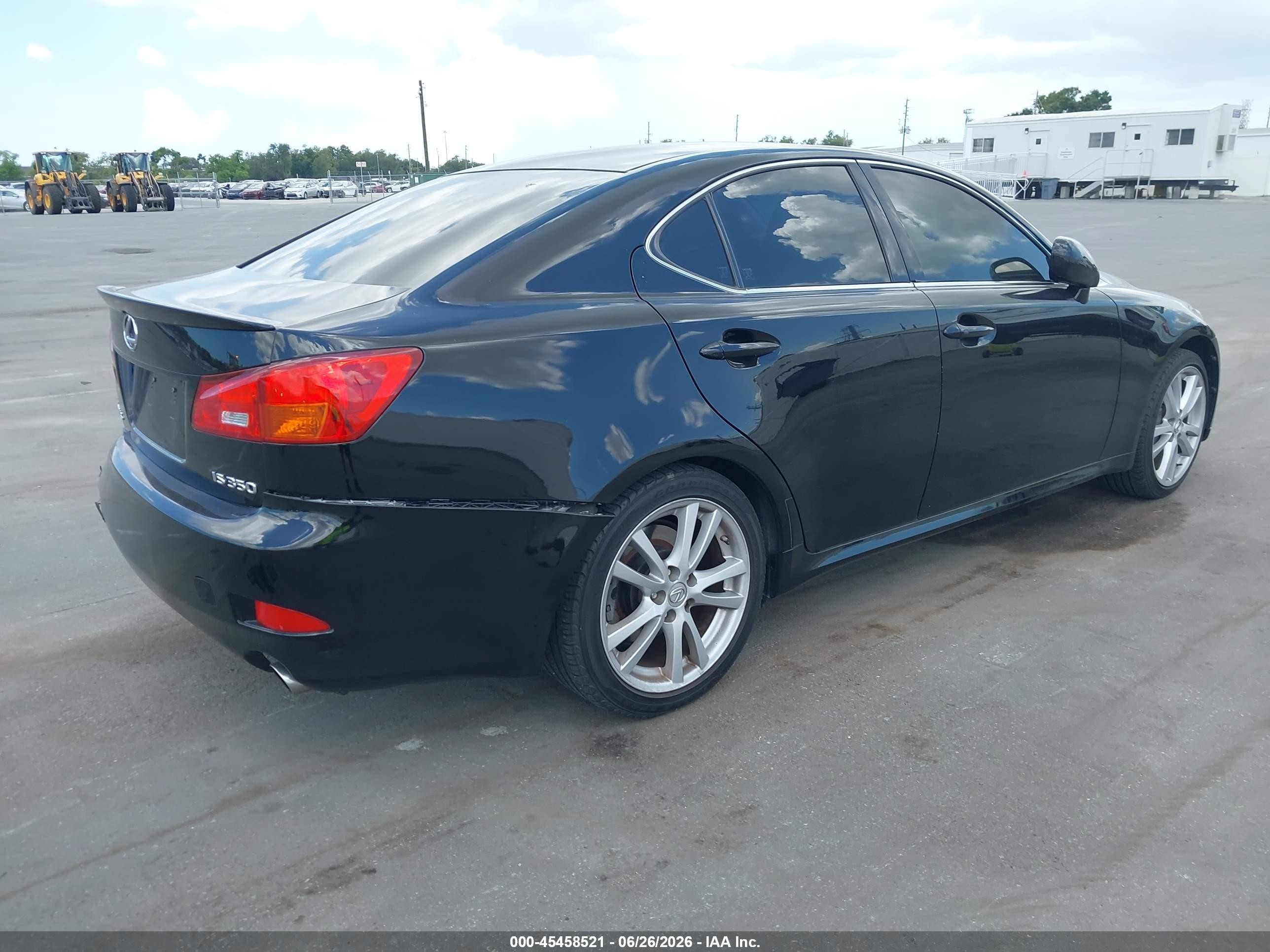 2006 Lexus Is 350   Black vin: JTHBE262362005915