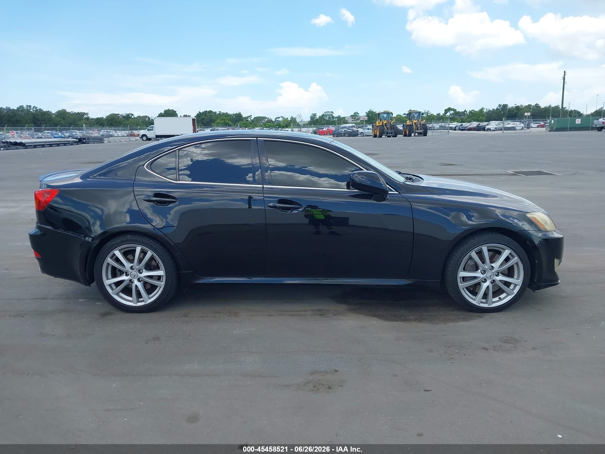 2006 Lexus Is 350   Black vin: JTHBE262362005915