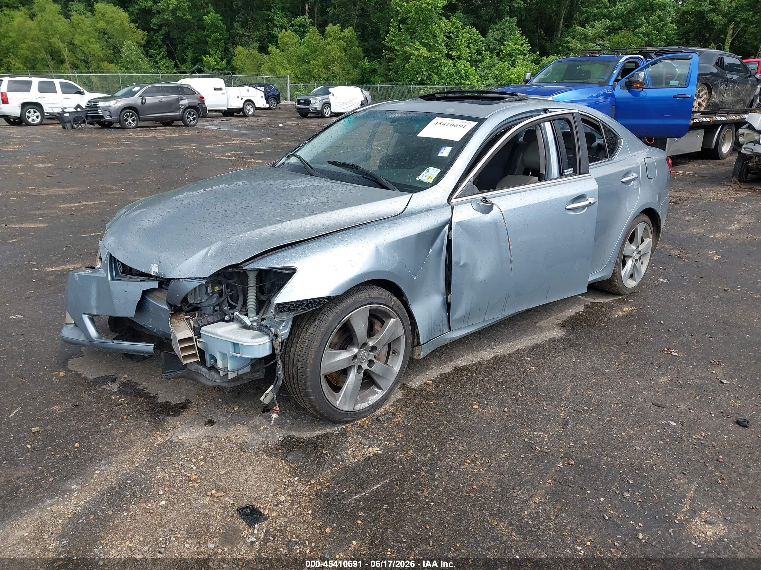 2006 Lexus Is 350   Silver vin: JTHBE262365001586