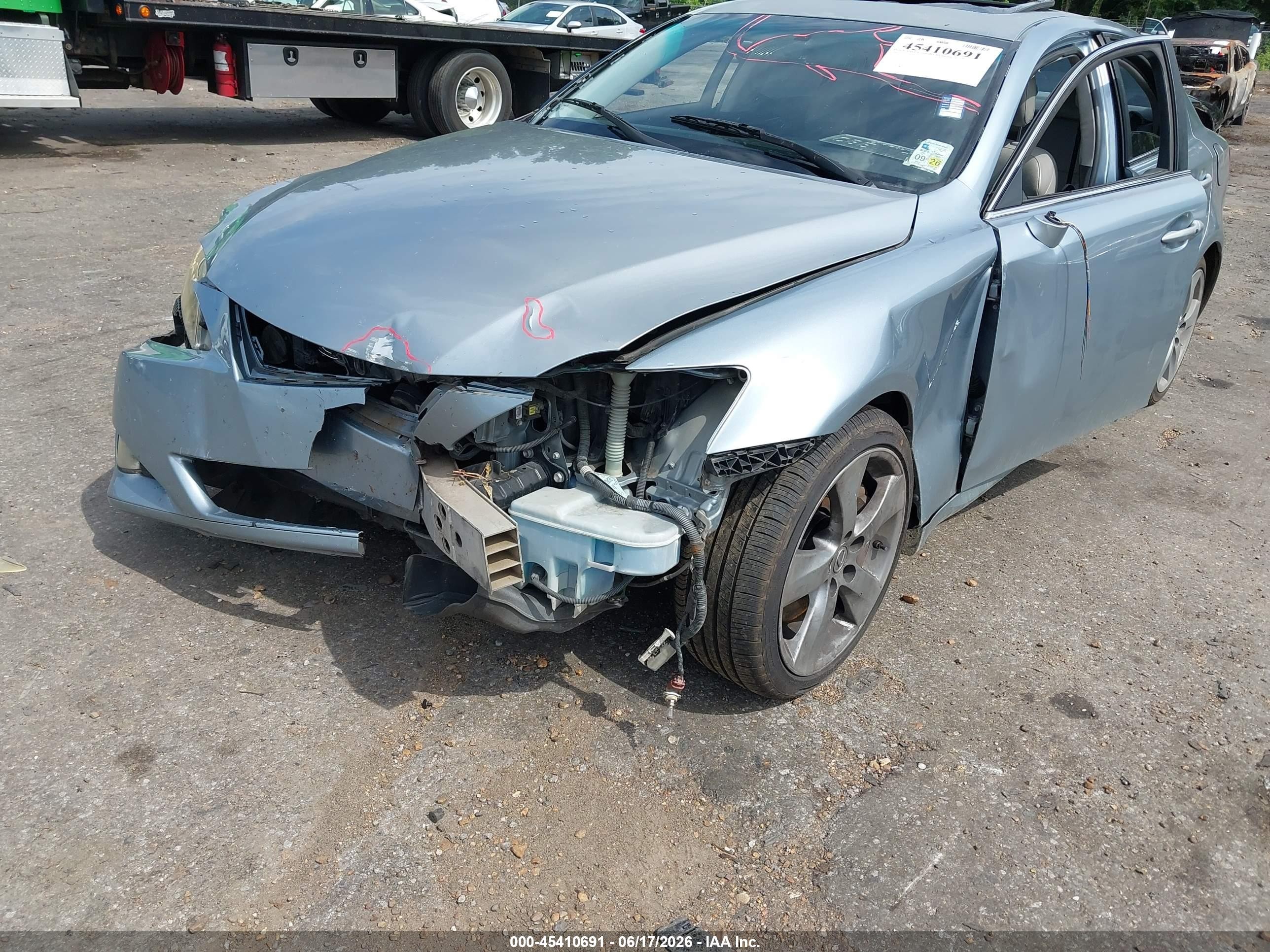 2006 Lexus Is 350   Silver vin: JTHBE262365001586