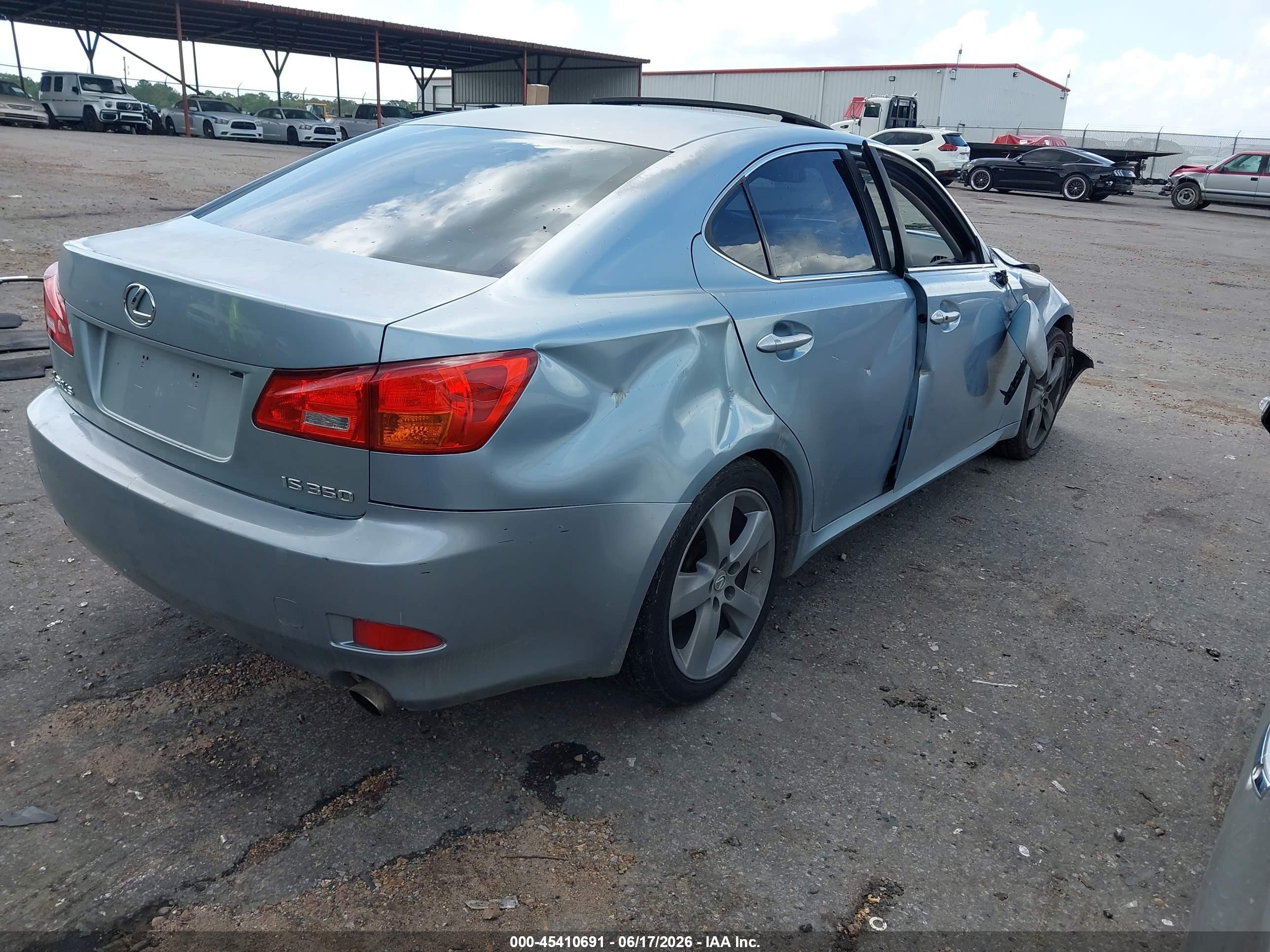 2006 Lexus Is 350   Silver vin: JTHBE262365001586