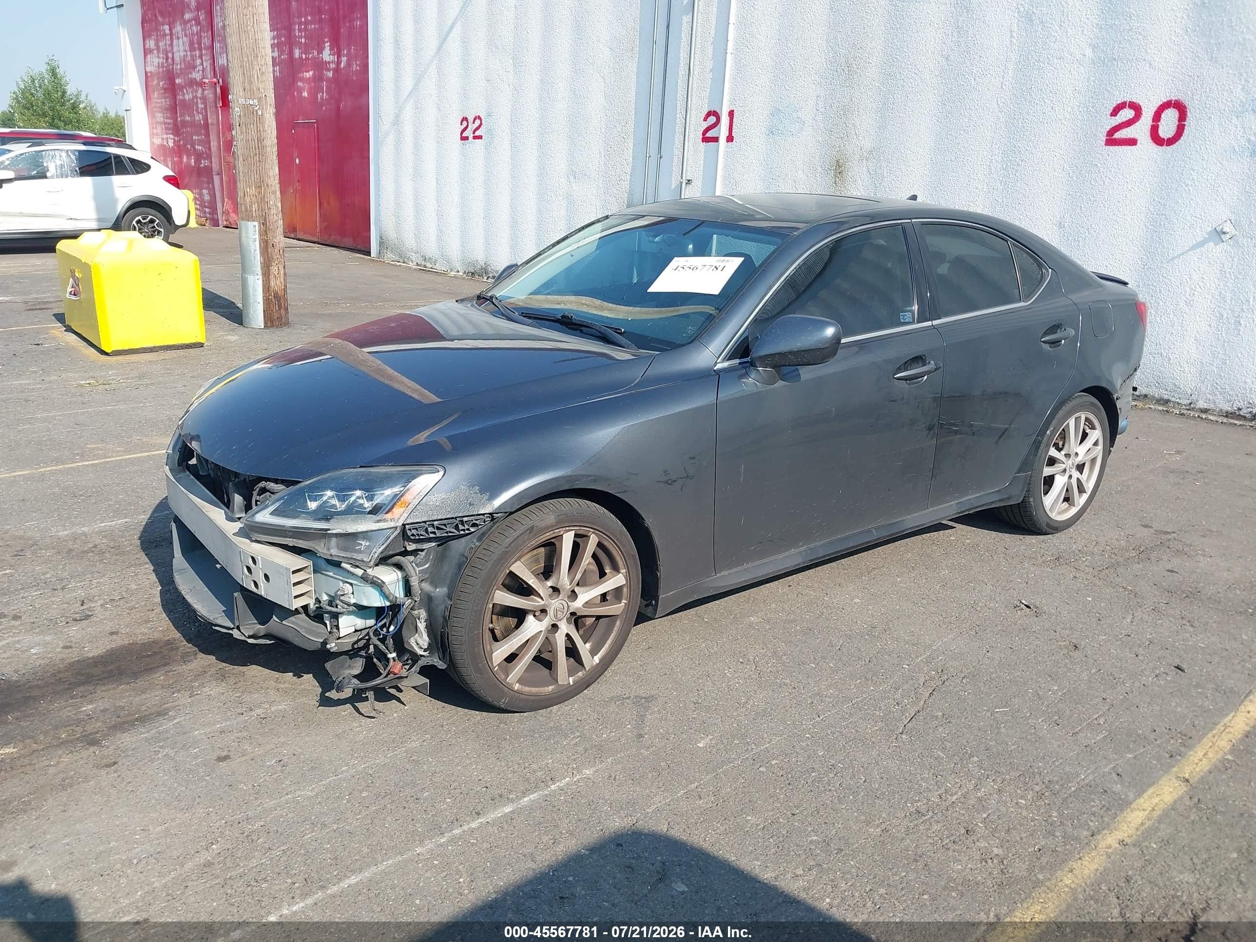2007 Lexus Is 350   Black vin: JTHBE262375014873